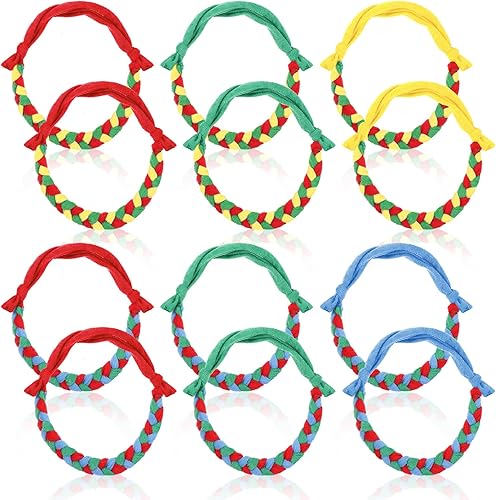 Geiserailie 12 piezas de collar masticable de tela para niños sensoriales de rizo masticable, tela suave y absorbente para niños y niñas, productos