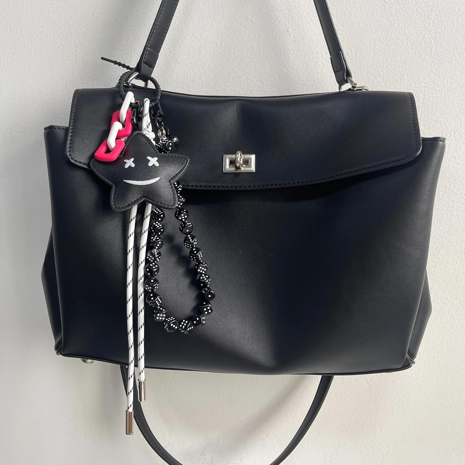 Star Keychain, Bag Charm, Hand-Woven Nylon Rope Cute Key Chain, Aesthetic Keychain, Bag Accessories Charms for Handbag Backpack - Image 7