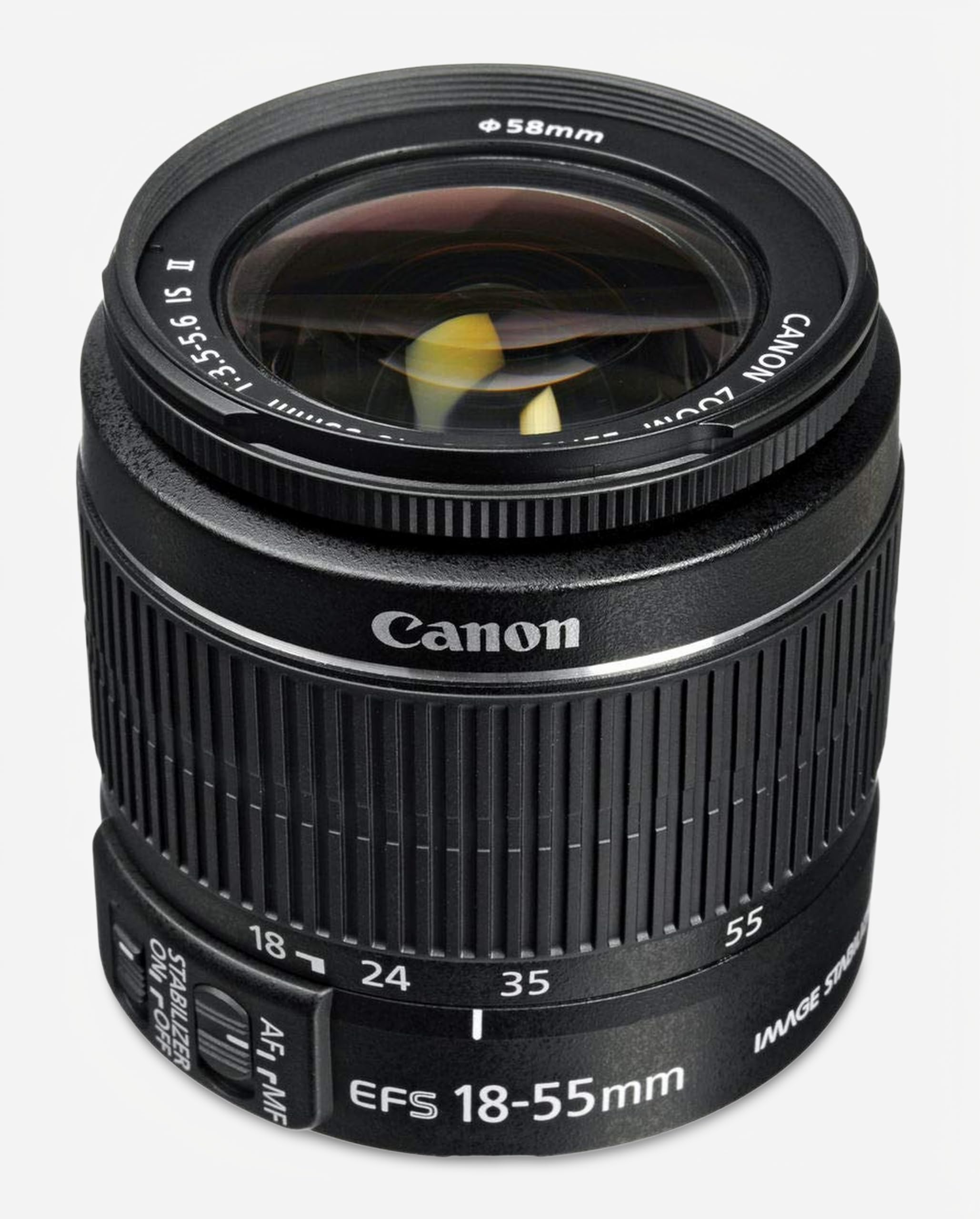 Amazon.com : Canon EF-S 18-55mm f/3.5-5.6 is II SLR Lens White Box