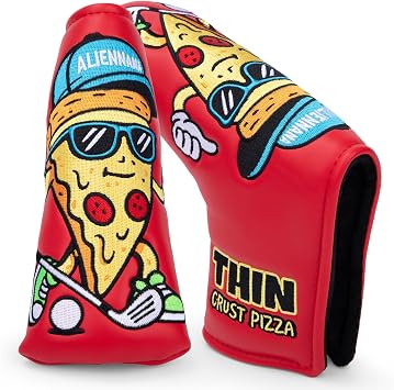 Golf Mallet Putter Headcover, Premium Leather Golf Club Protector - Mallet Putter Cover with Magnetic Closure for Most Brand Golf Blade Putter Cover