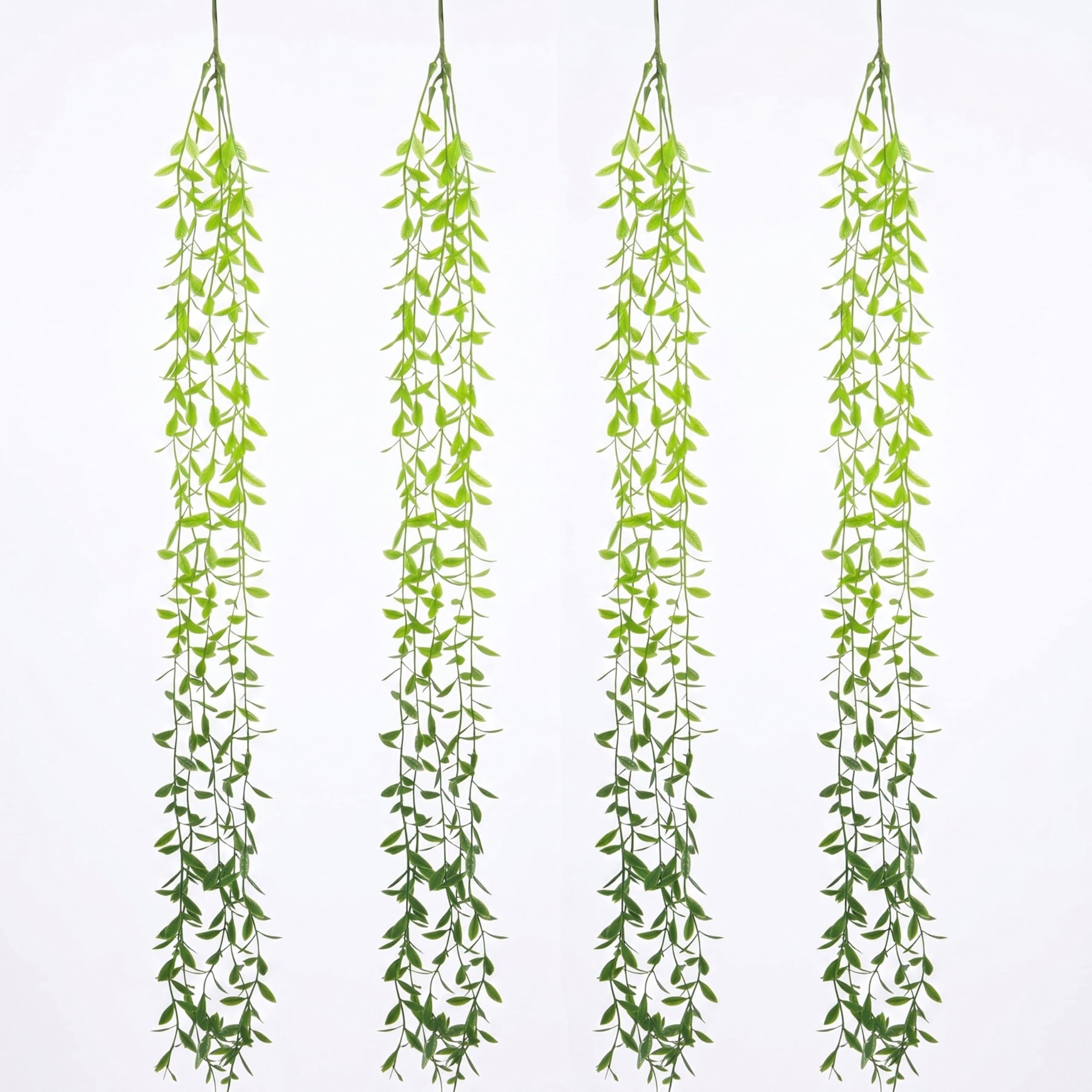 Dekorly Eucalyptus Vine with Daisy Flowers - 2 Pack -21