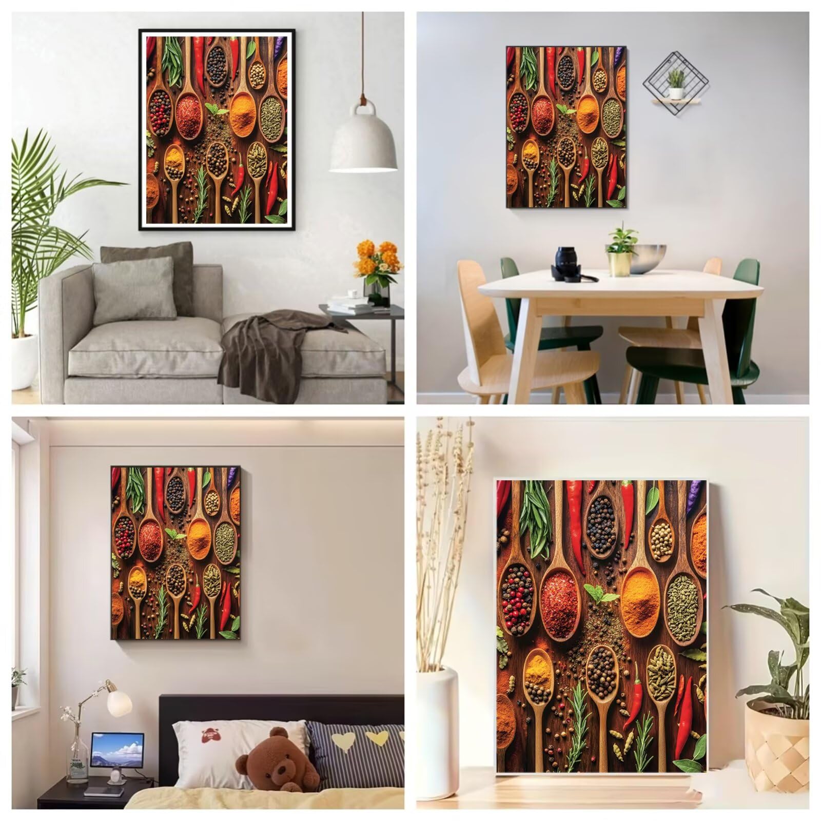 Malarstwo diamentowe, kuchnia, sztuka, przyprawy, DIY, kwadratowe, pełne wiercenie, klejnot, sztuka, rękodzieło, zestawy dla dzieci, 5D, stras, haft, sztuka i rękodzieło, dla dorosłych, zestaw
