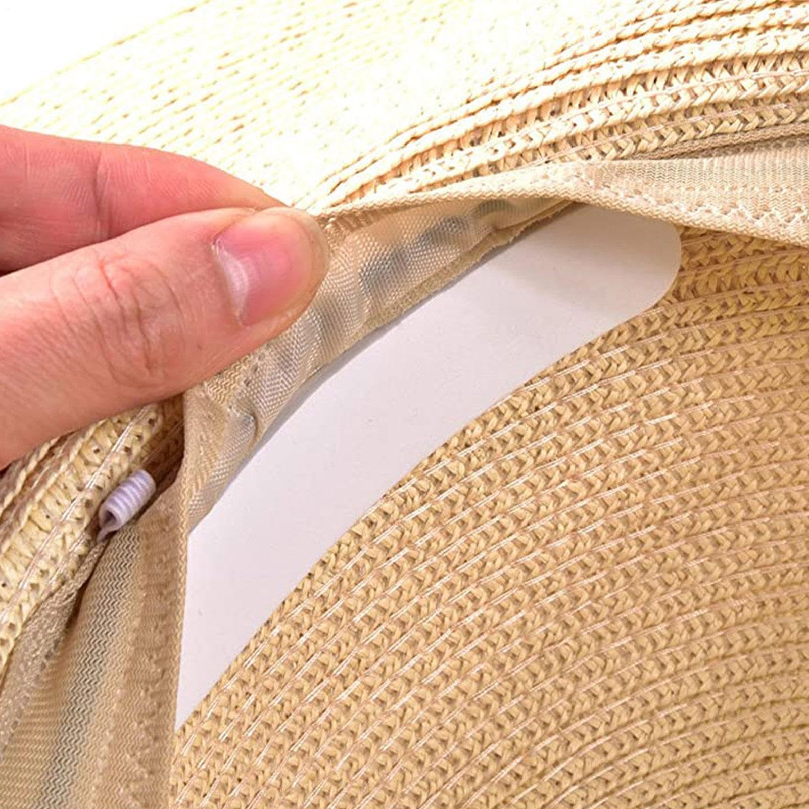 Bandas De Ajuste De Sombrero - 10 Piezas Cintas De Ajuste De Sombrero Almohadillas Adhesivas | Espuma EVA De 11 X 2 X 0,5 Cm | Insertos Reductores De Tamaño Invisibles | para Sombreros De Pescador — view 3