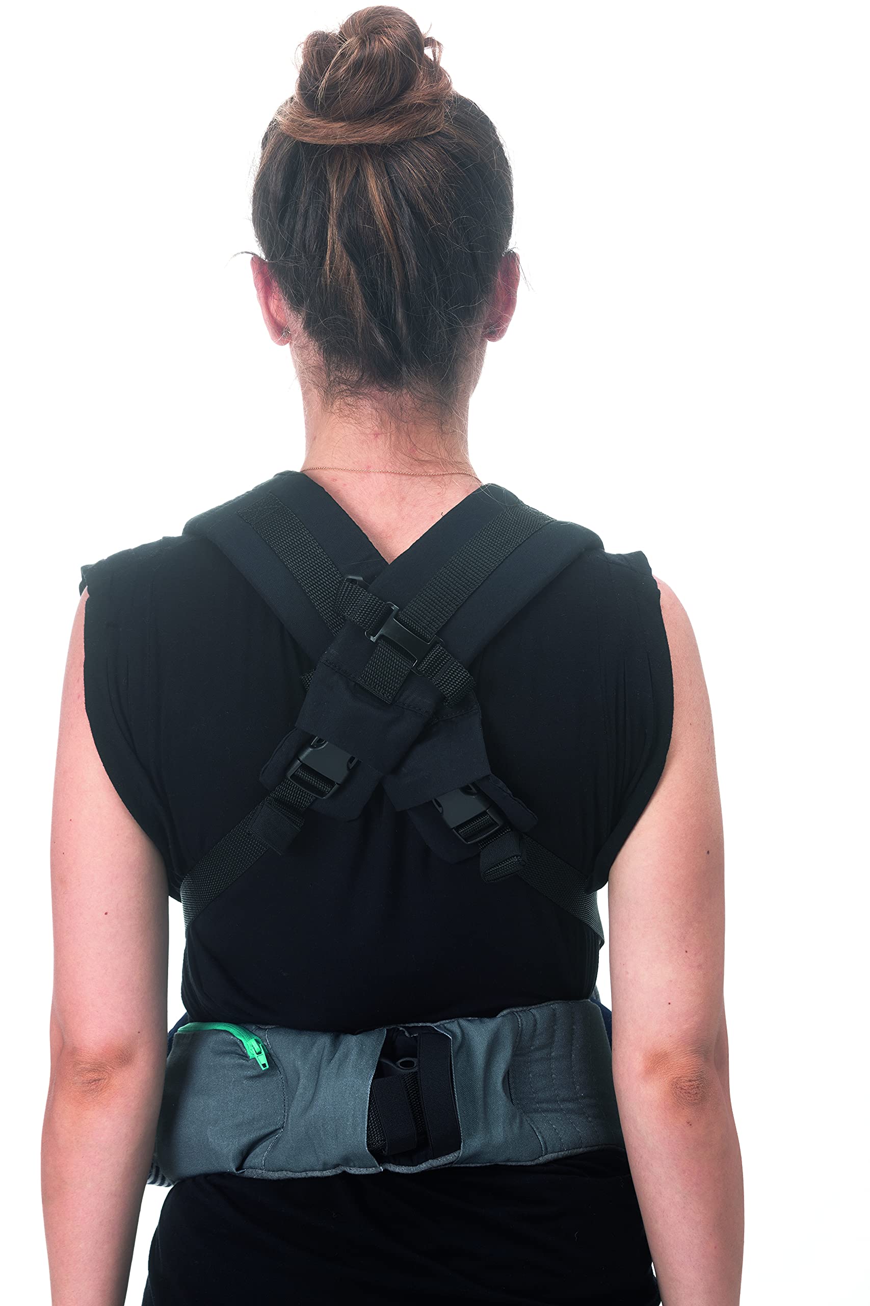 Chicco Ergonomiczne Nosidełko Myamaki Fit, Nosidło Na Plecy, Od Urodzenia do 15 kg, Wielofunkcyjna Ewolucyjna Chusta do Noszenia Dzieci z Regulowanym Siedziskiem i Panelem, Podparcie Pleców i Szyi