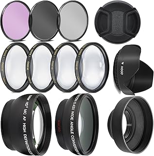 Ultra Deluxe Lens Kit for Nikon D3400, D3500, D5600 with 18-55mm Lens, Sony A7, A7III with 28-70mm, A6000, A6400, A6600 - ...