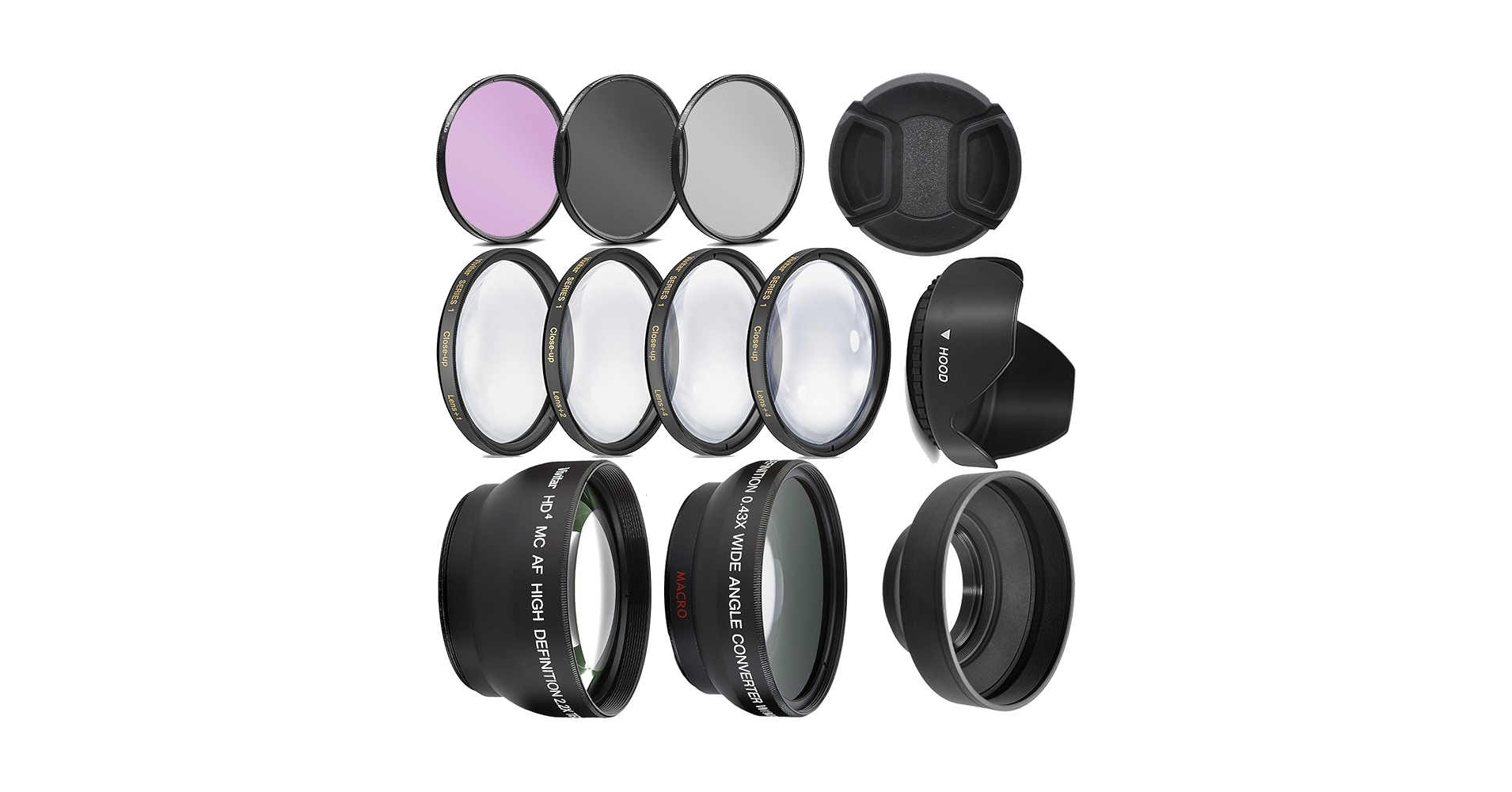 Amazon.com : Ultra Deluxe Lens Kit for Nikon D3400, D3500, D5600