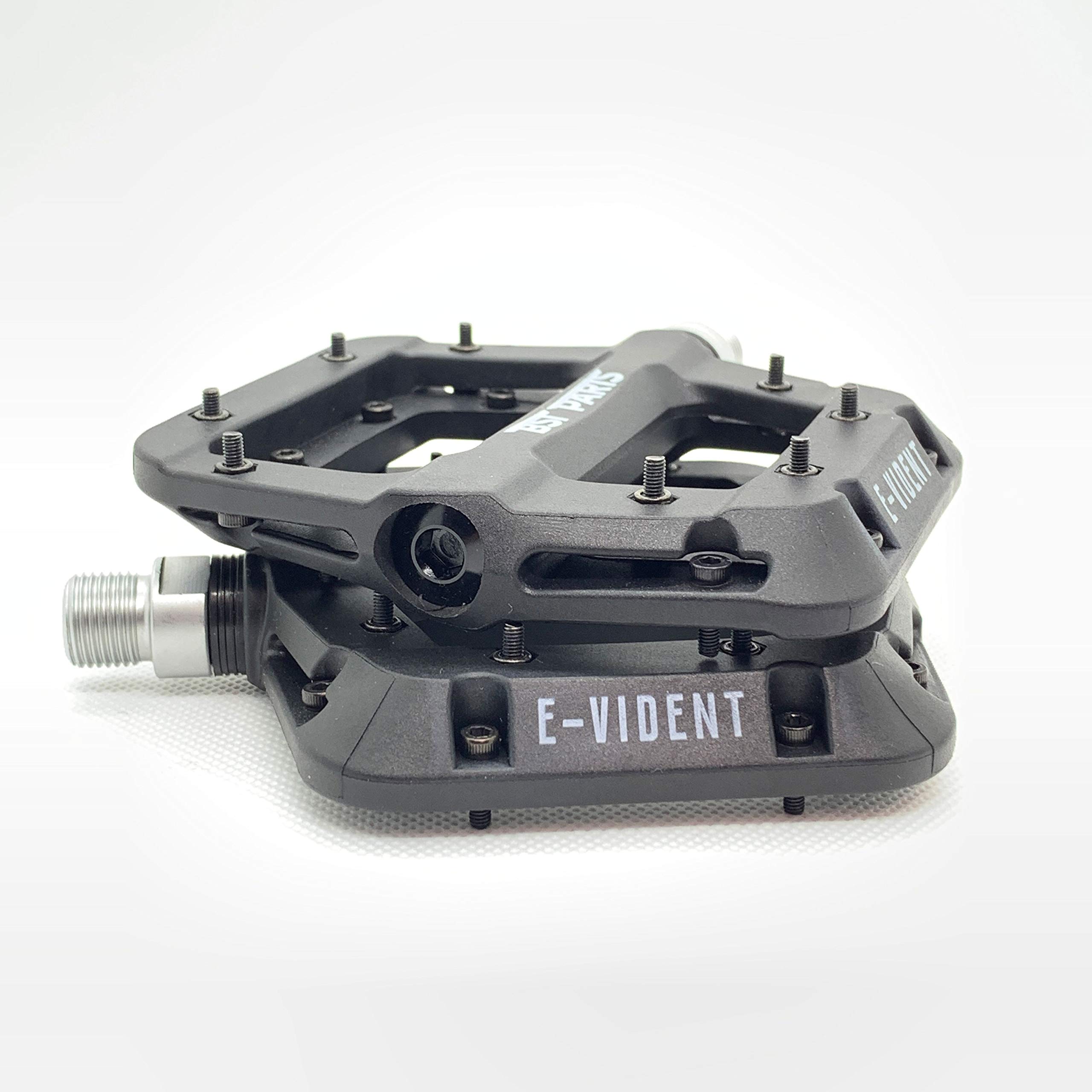 BST PARTSE-VIDENT Unisex Adult Flat Pedals, Black, Standard