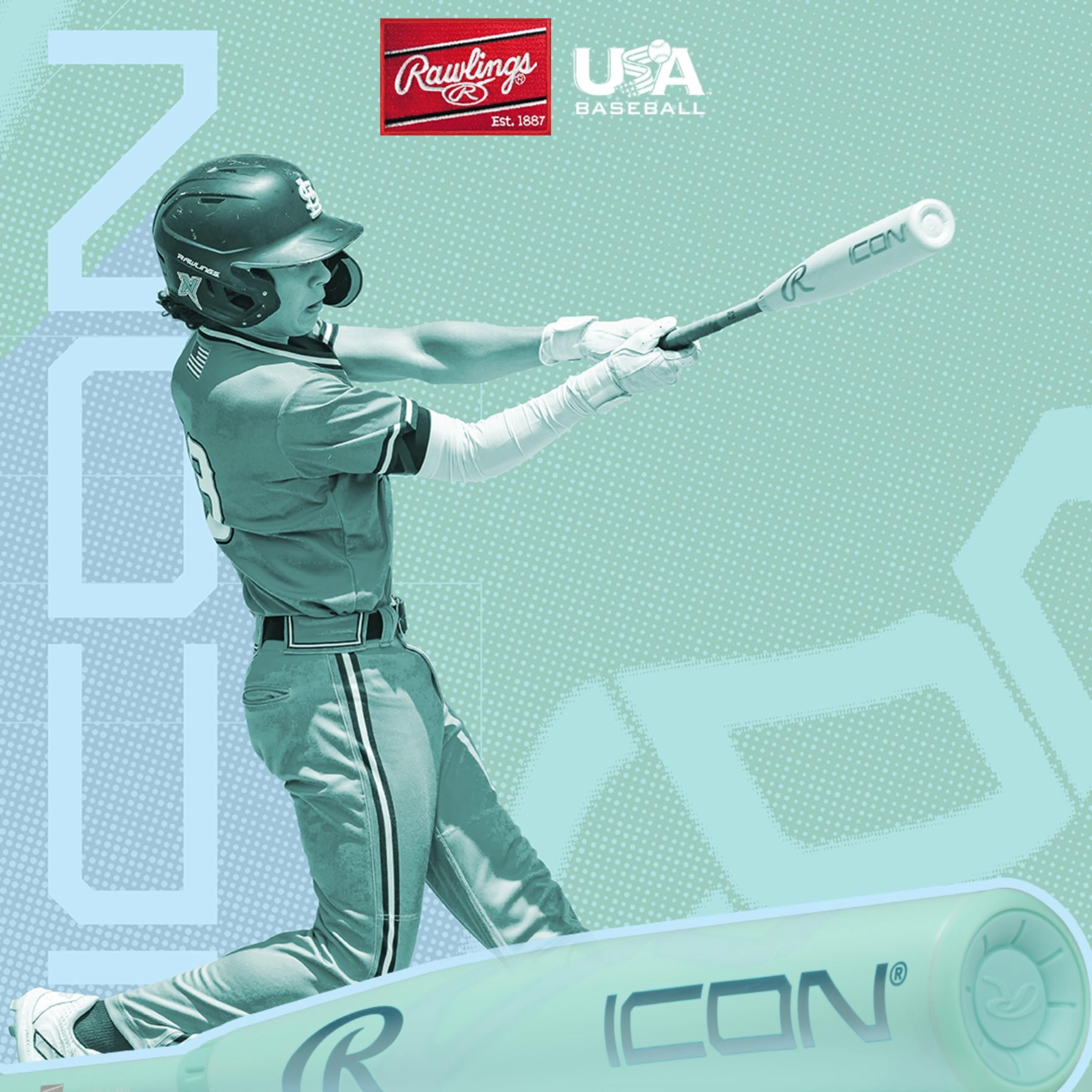 Amazon | ローリングス | 2026 | ICON 野球バット | アメリカ | 2 5/8