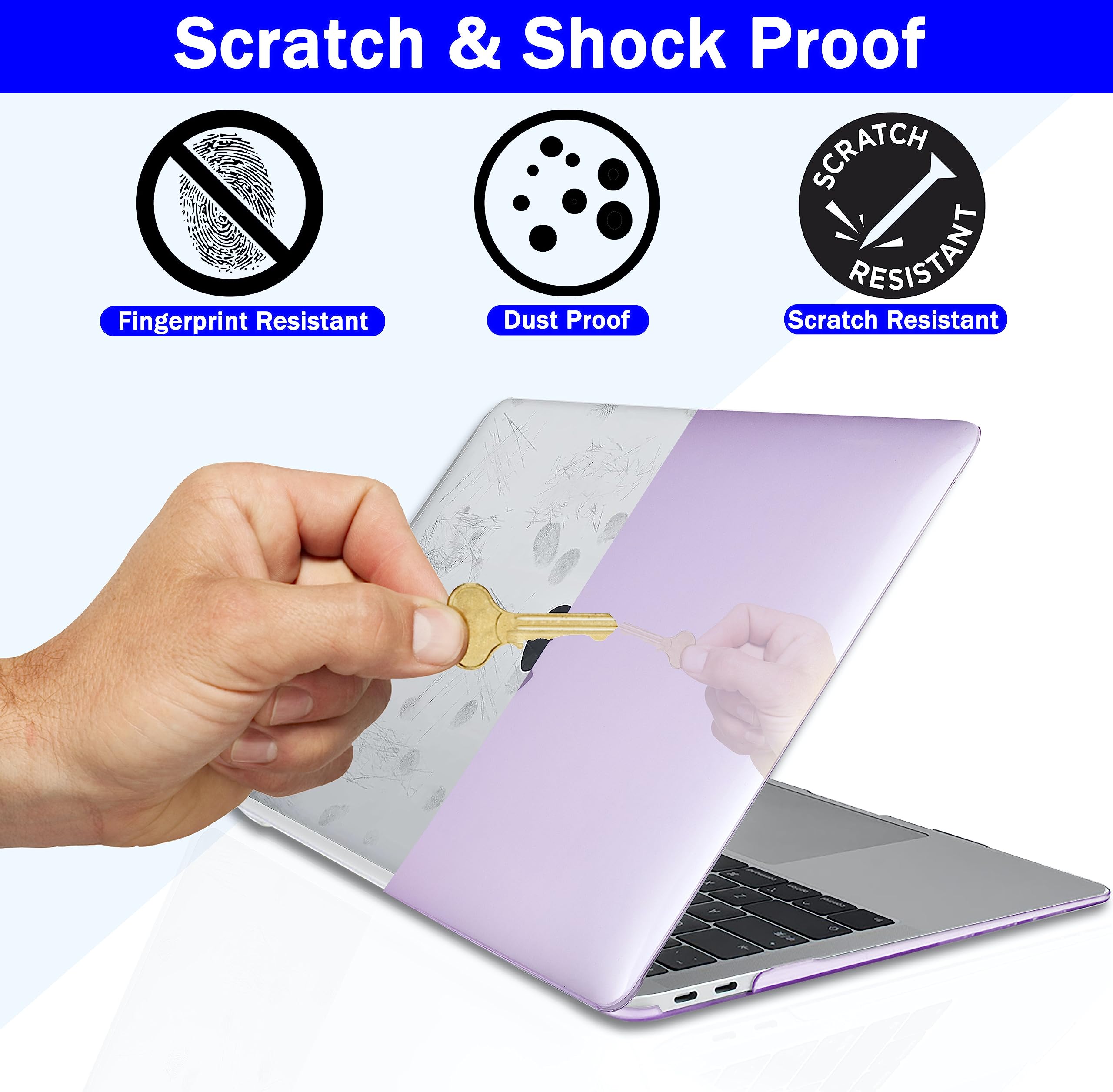 Amazon.co.jp: GVTECH MacBook Air 15インチ用ケース、クリスタル