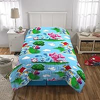 Vista 77 de Franco Ropa de cama para niños, edredón de microfibra suave, tamaño matrimonial, PJ Masks Paw Patrol Girls