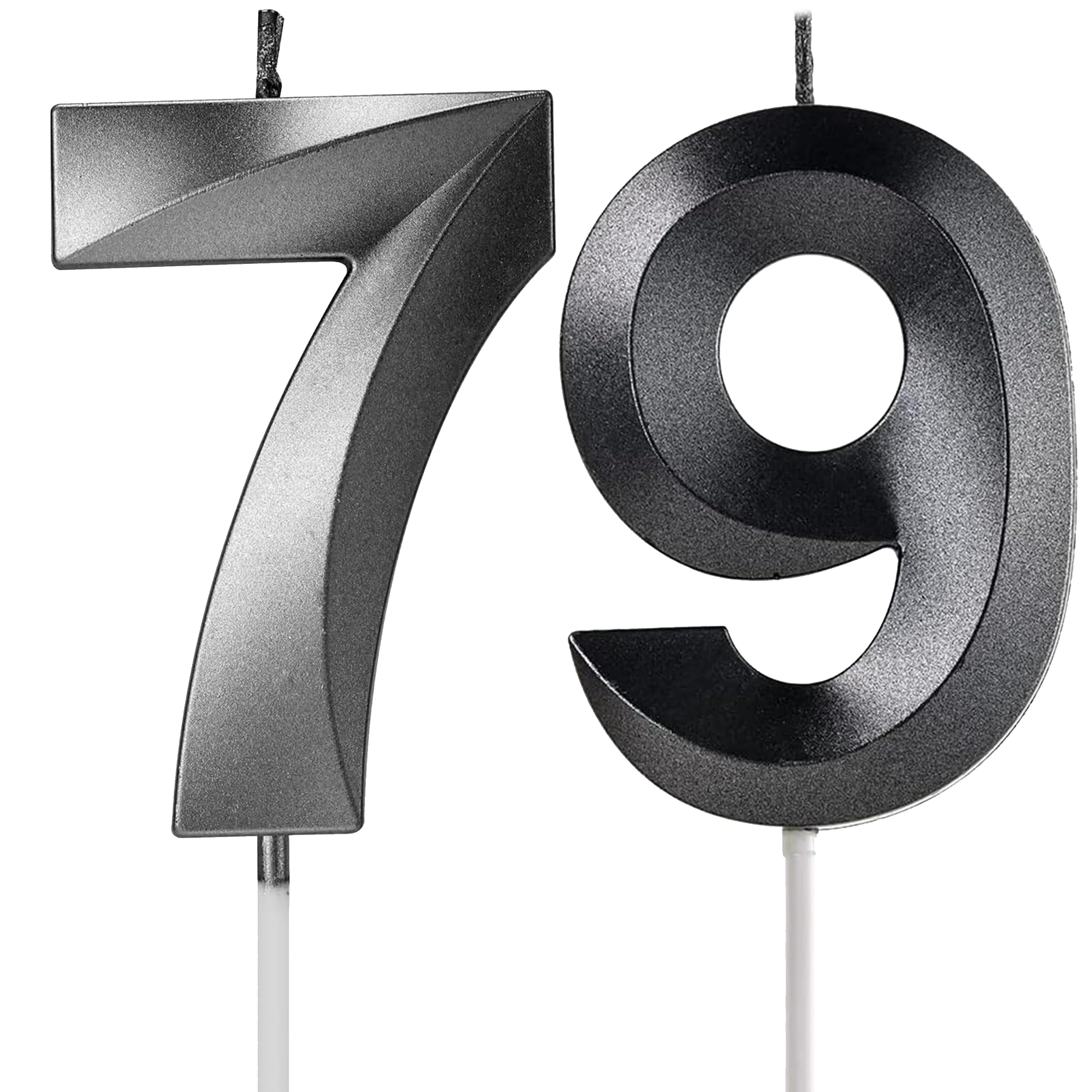 Birthday Candles Number Candles Age Year for Cakes Happy Birthday 3D Designed Wedding Anniversary Party Cake Topper Decorations