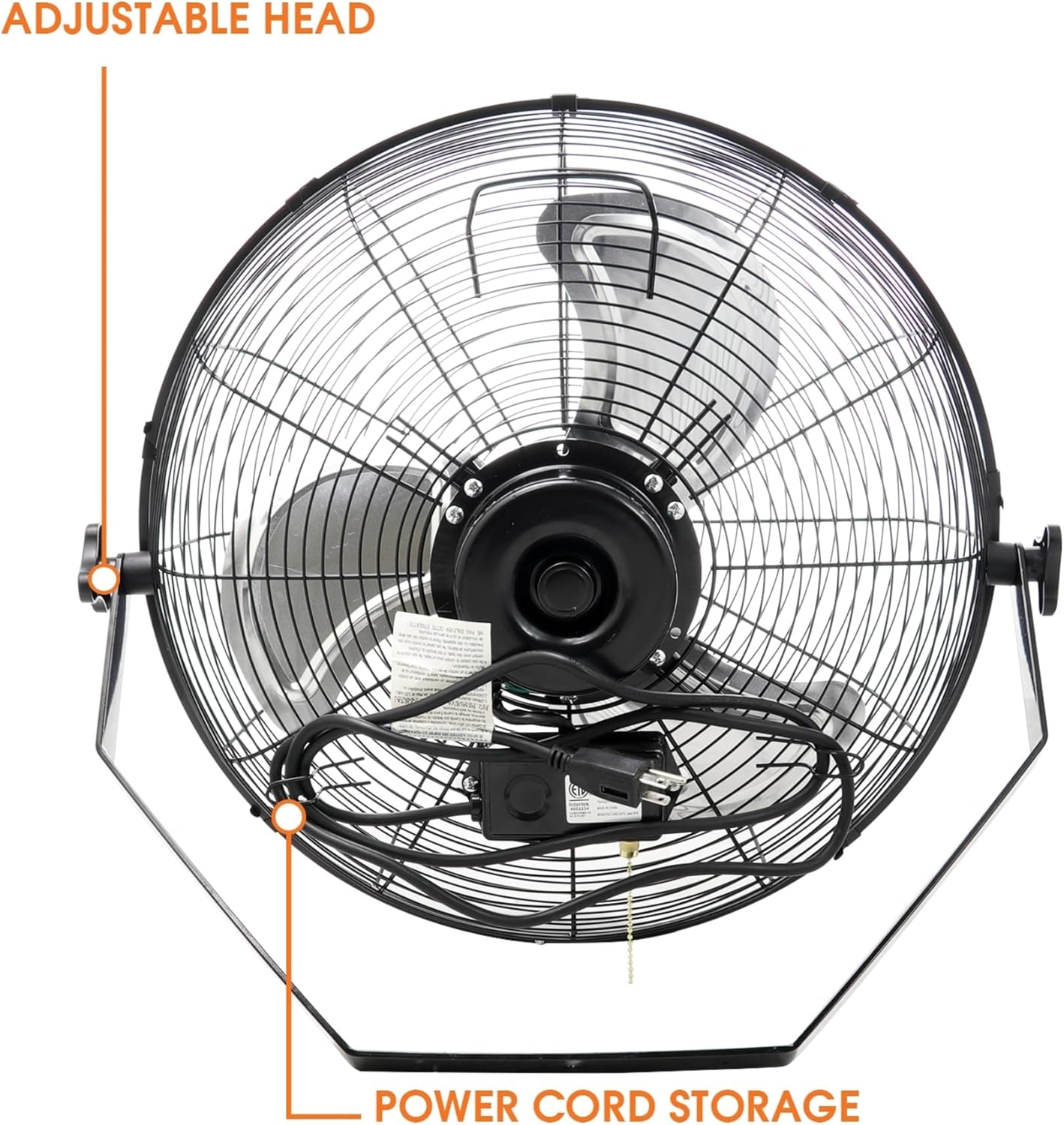 Vie Air Dual Function 18" Wall Mountable Floor Fan with 3 Speed Settings