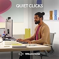 Vista 16 de Logitech MX Master 3S para Mac - Mouse inalámbrico Bluetooth con desplazamiento ultrarrápido, Ergo, 8K DPI, clics silenciosos, pista en vidrio, Gris