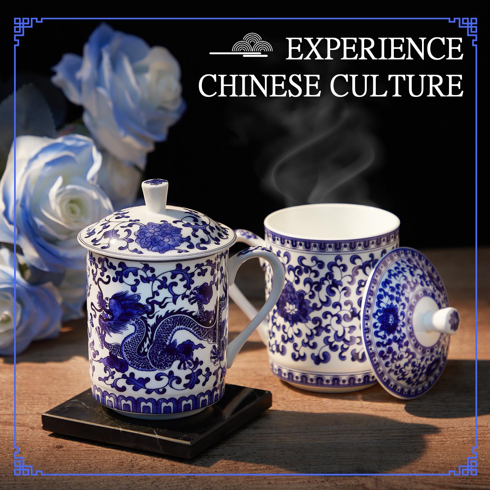 Lot De 3 Tasses à Thé Chinoises Faites à La Main Kungfu 70 Ml