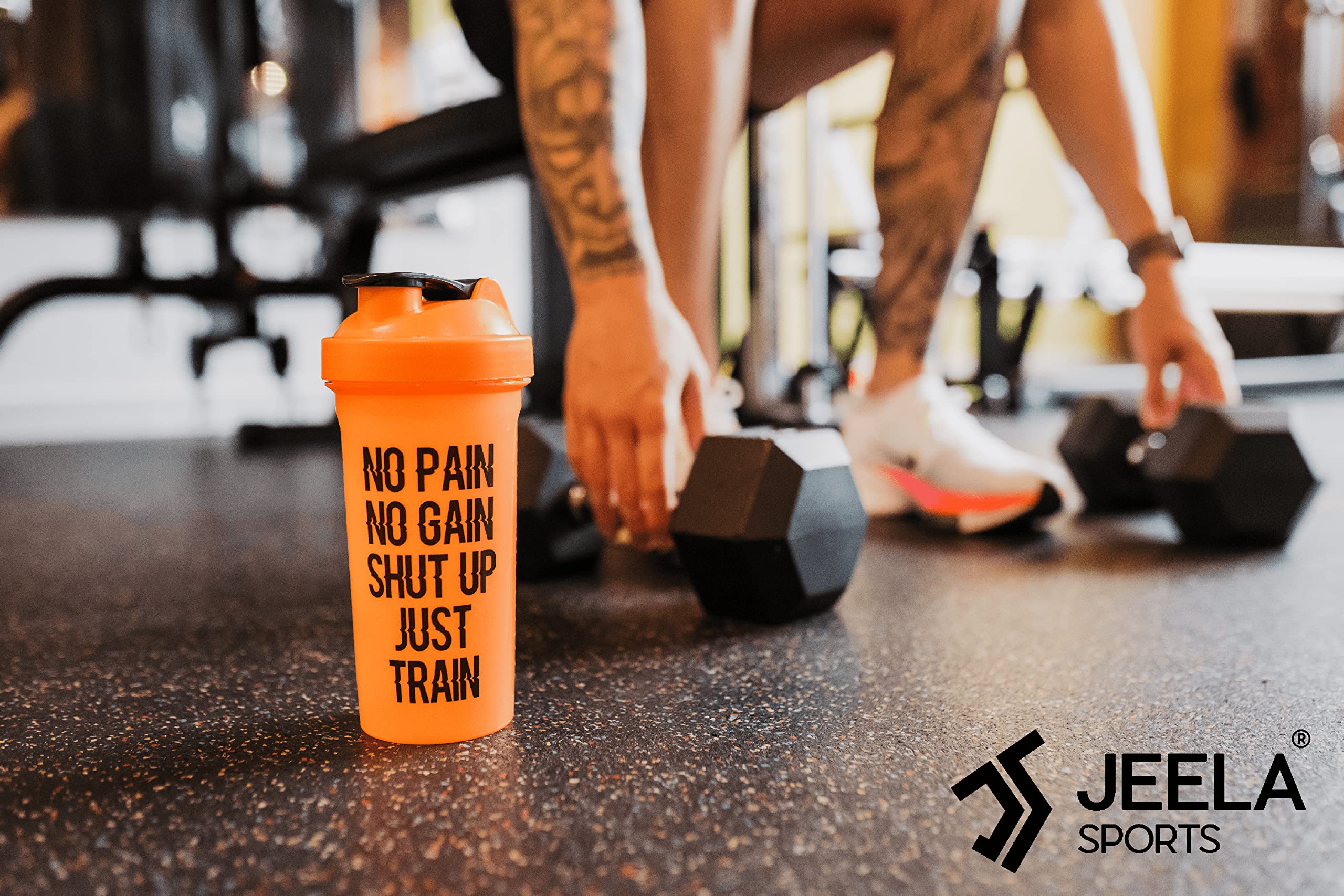 Buy JEELA SPORTS [5 PACK] Protein Shaker Bottles for Protein Mixes 24