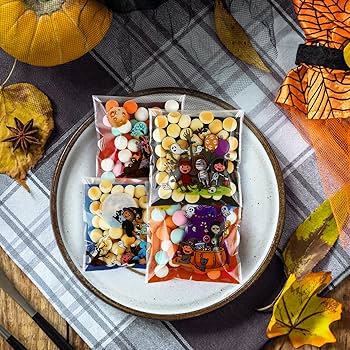 ラッピング クッキー お菓子入れ OPP袋 200枚入り 透明 Amazon | Kesote ハロウィン 袋 200枚入 テープ付きOPP袋 お菓子
