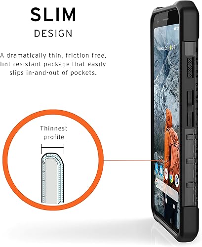 Miniatura 5 de URBAN ARMOR GEAR UAG Made for Google Pixel 4 pantalla de 5.7 pulgadas Plasma pluma-ligero resistente ceniza funda militar probada contra caídas