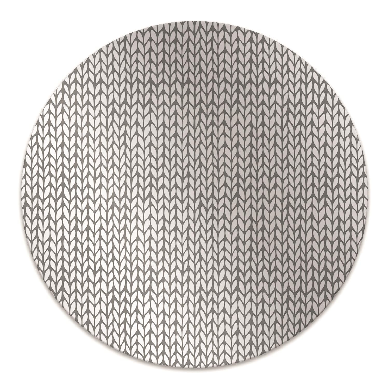 Tapis de chaise ø100 cm en PVC motif herringbone pour la protection du sol