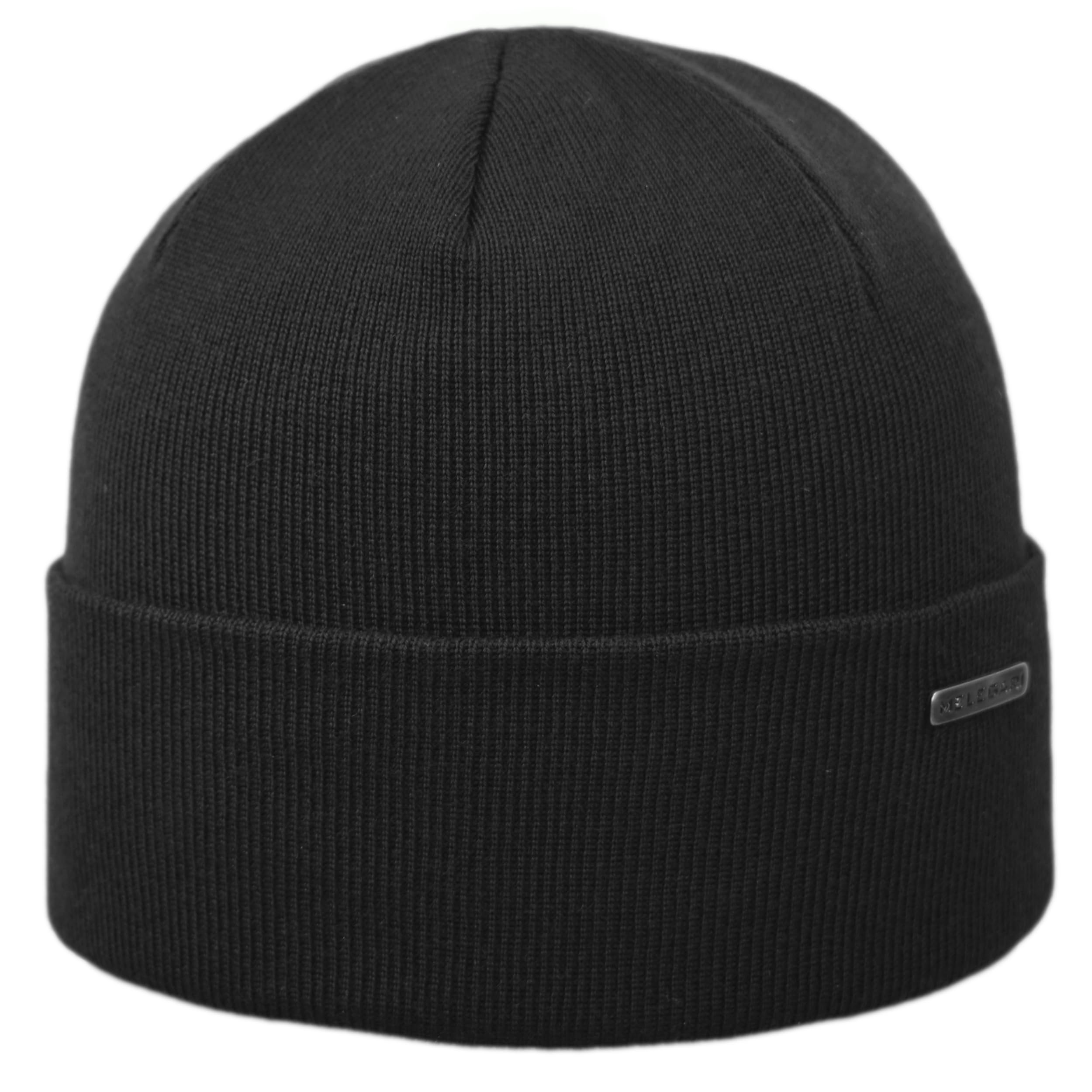 Melegari Dzianinowa czapka z klapką | Czysta wełna Merino Extrafine | Wuppertal | Unisex | Jesień Zima