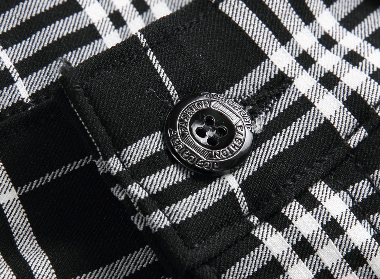 NOVOCCT Plaid Panst Herren-Chinohose, schmale Passform, schmale Passform, lässig, Business, Chinohose