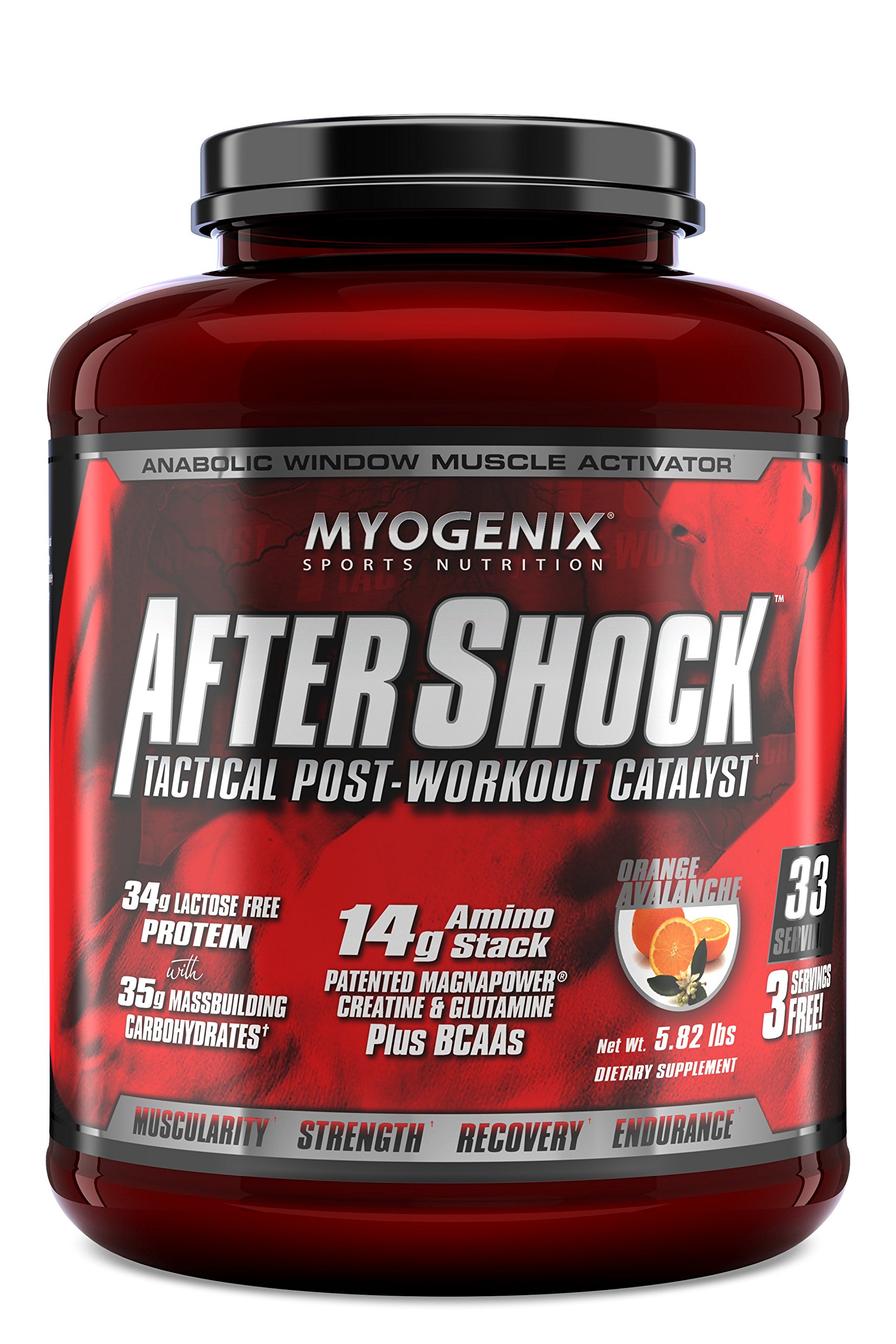 Myogenix Aftershock Tactical Post Workout, Unlimited Muscle Growth