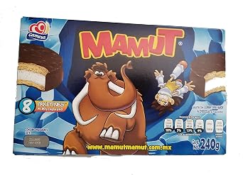 Gamesa Mamut. Irresistible Mexican Cookie/candy. Marshmallow Filled & Chocolate Cover. 1 box 8 individual pack. Great for lunch, camping, snack. Kids favorite snack.