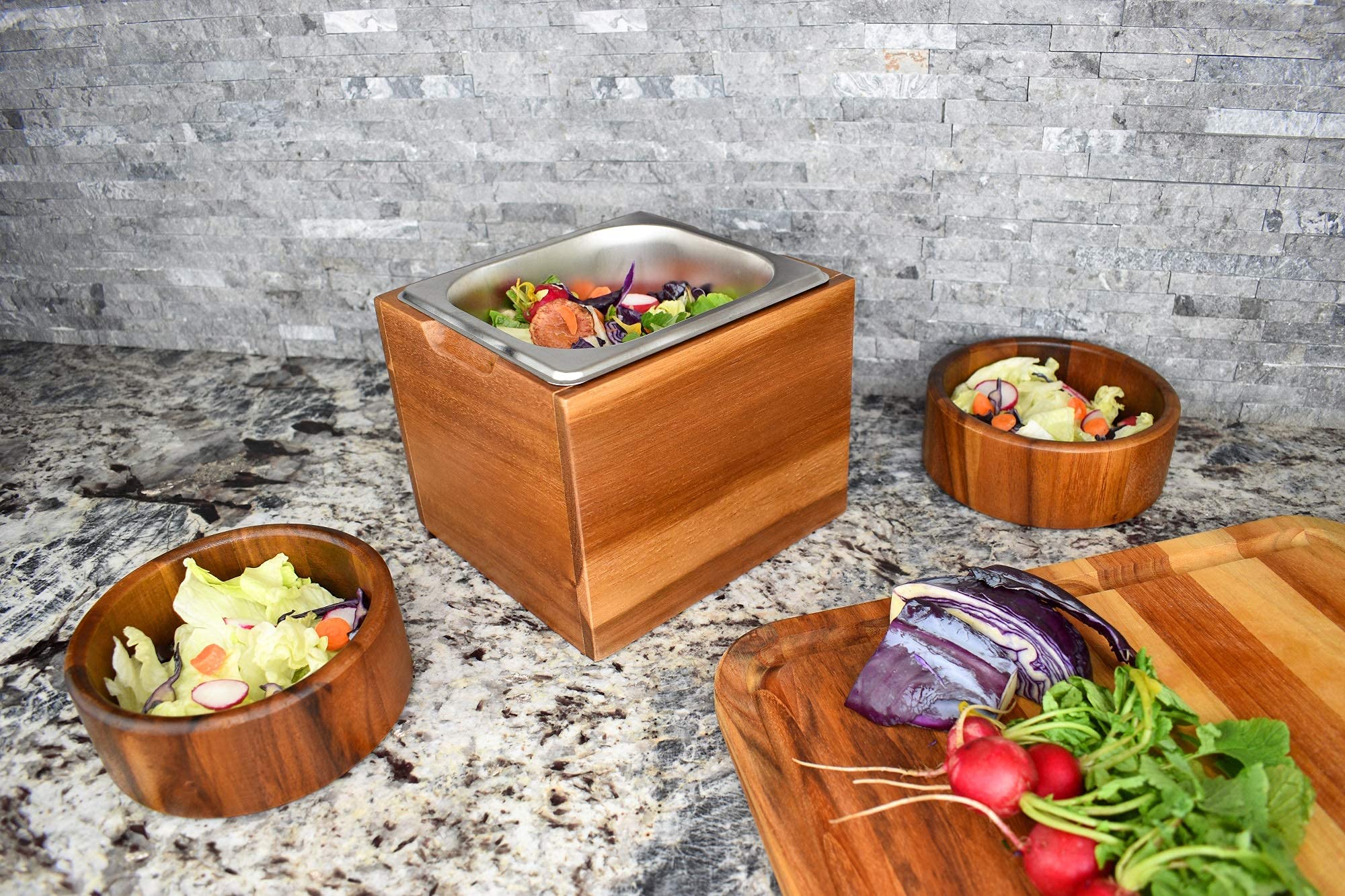 BelleMark Kitchen Compost Bin Smell Proof, Rust Proof Stainless Steel