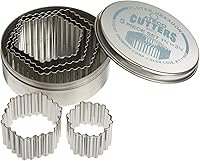 Vista 22 de Ateco juego de cortadores cuadrados de doble cara (6 unidades)