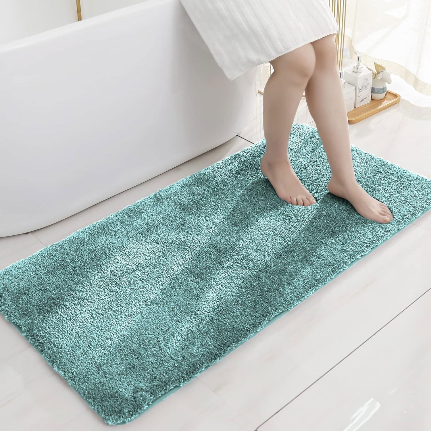 Luxe Home Microfiber Shaggy Carpet - 3x5 Feet -12