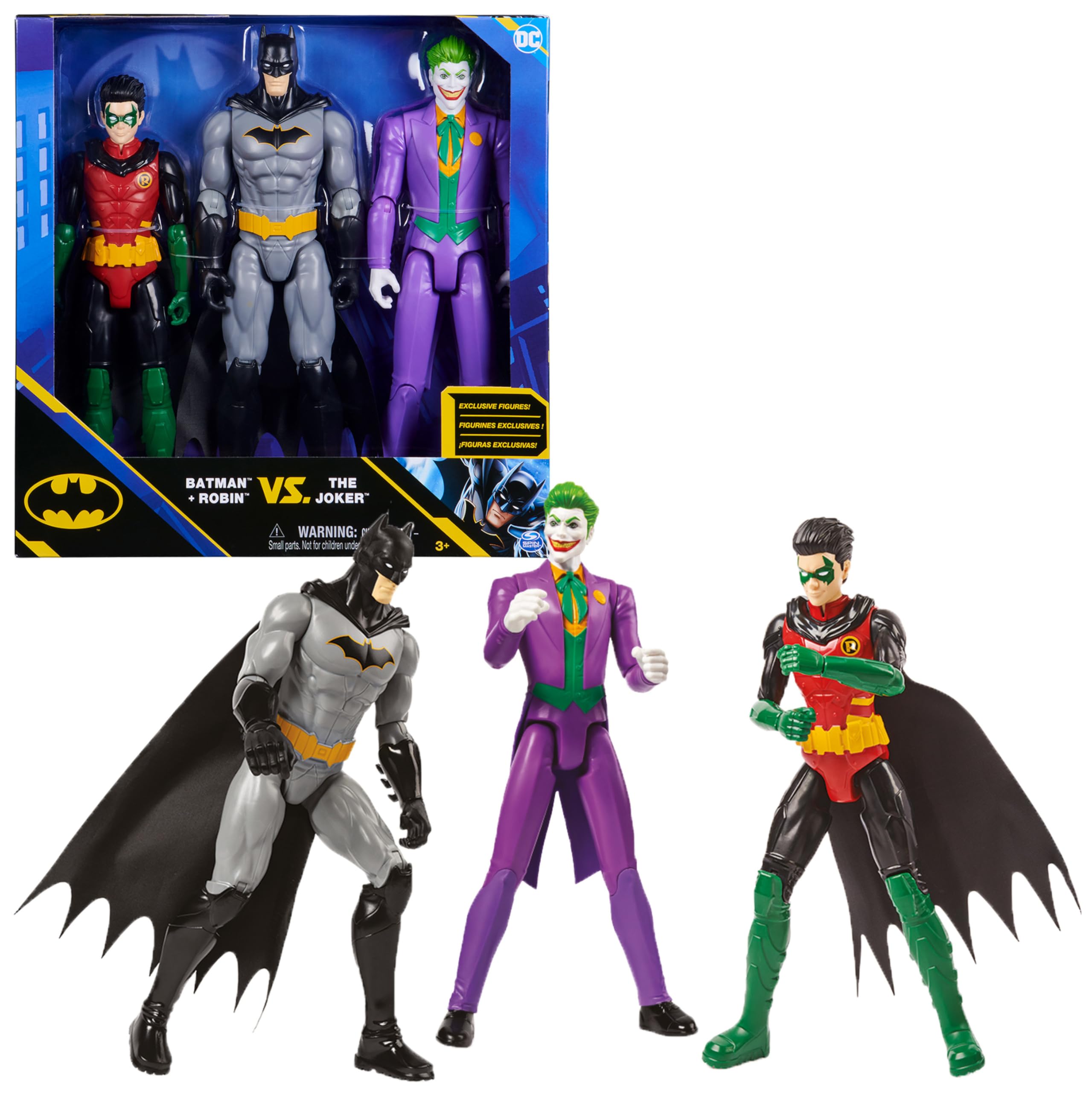 DC Comics The Joker, 12-inch Action Figures, Kids Toys for Boys and Girls Ages