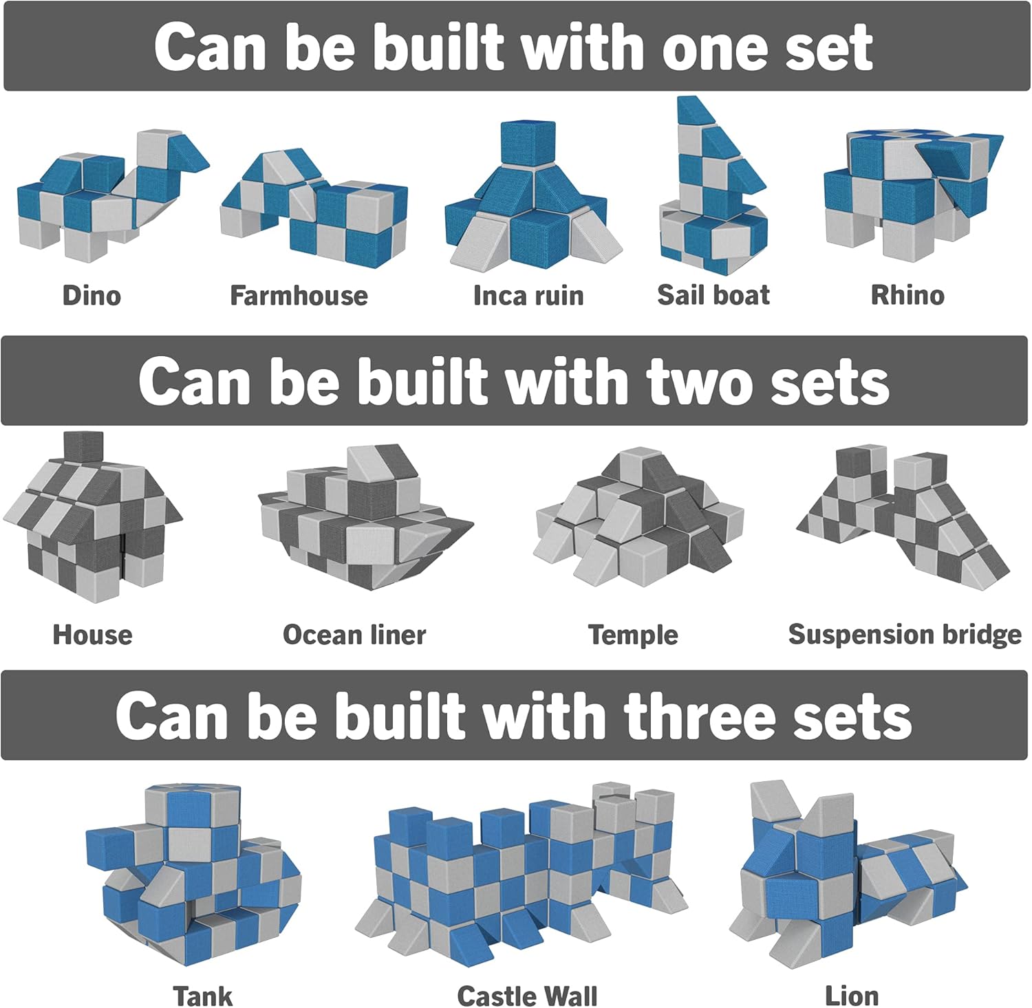 Promo 40% OFF Magnetblox | Magnetic Soft Building Blocks for Kids | Build, Create, and Have Fun | Incredibly Fun Building Block for Children of All Ages| Magnet Blox