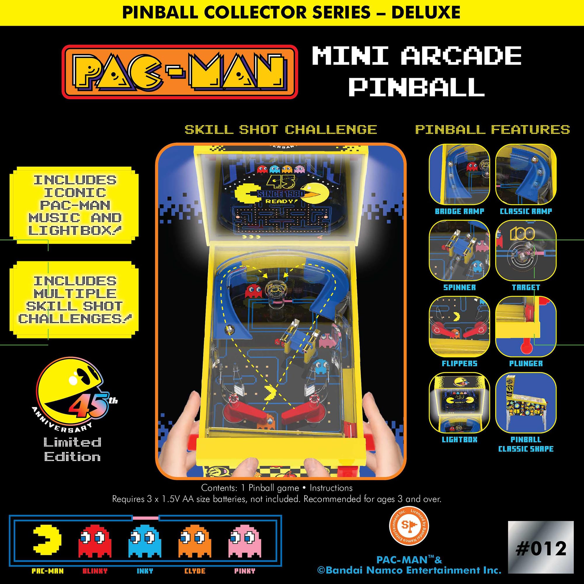 Amazon.co.jp: パックマン:ミニアーケードピンボール コレクター45周年