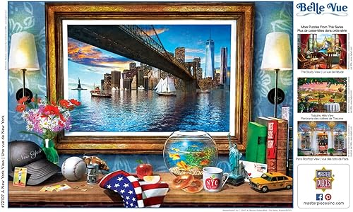 Miniatura 4 de MasterPieces Rompecabezas de 1000 piezas para adultos, familia o jóvenes, A New York View, 19.25 x 26.75 pulgadas