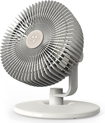 Vornado Ventilador de mesa REFRESH 8 con almohadillas de aroma de aromaterapia, base giratoria, fácil de limpiar, 3 ajustes de velocidad,