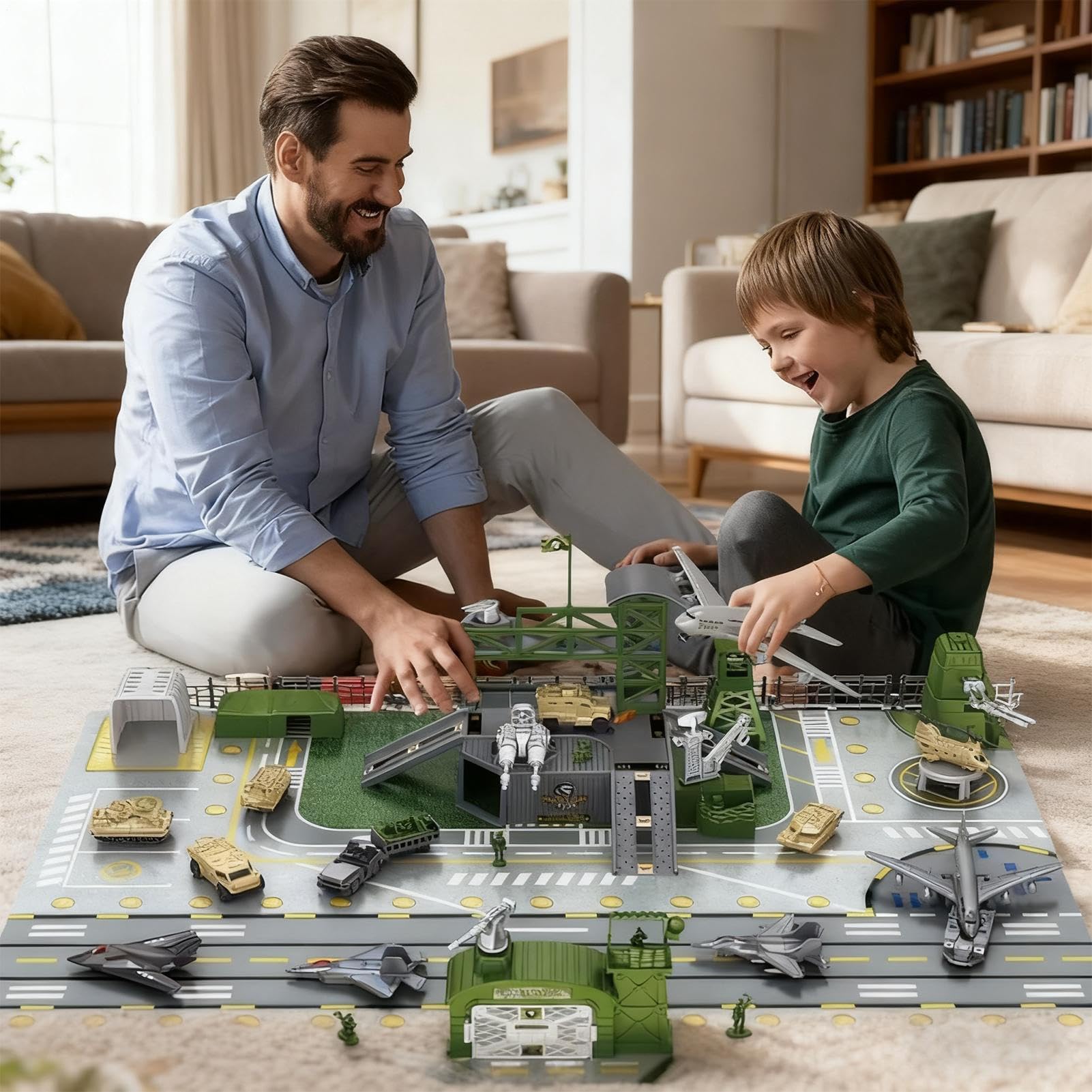 Generico Soldatini Veicoli E Aerei Da Battaglia Educativo Collezionabili | Action Figures Soldati Avventura Collezione Uomini Bambino Compleanno Natale Festa Esterno Interno
