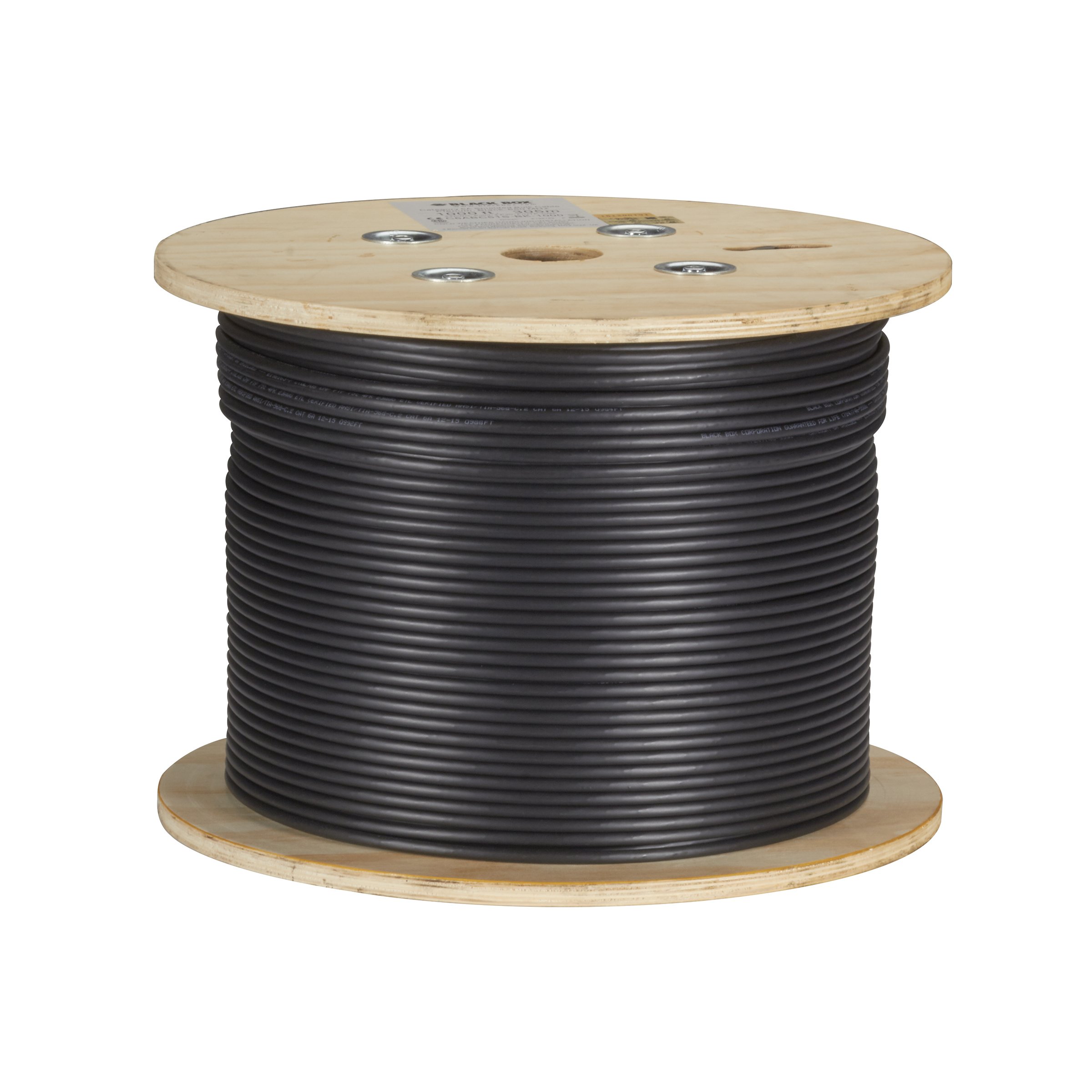 BLACK BOX Category 6 LANケーブル 305M Cat6 Box - Black - 305m (External) | NetXL