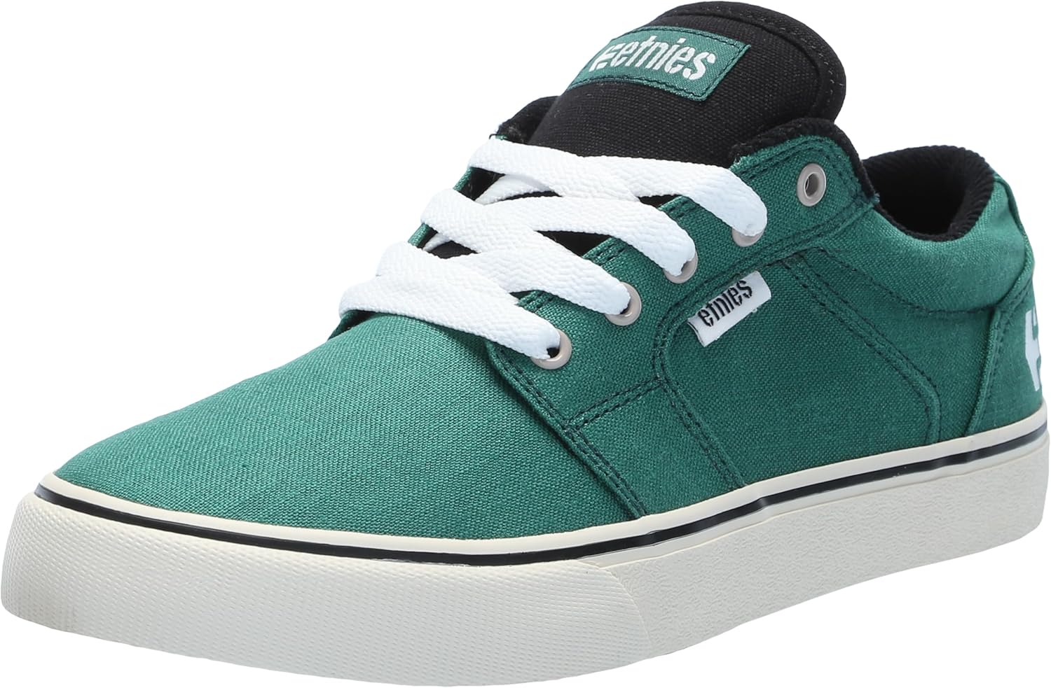 Etnies Men's Barge LS Skate Shoe, Green/Black/White, 45 EU