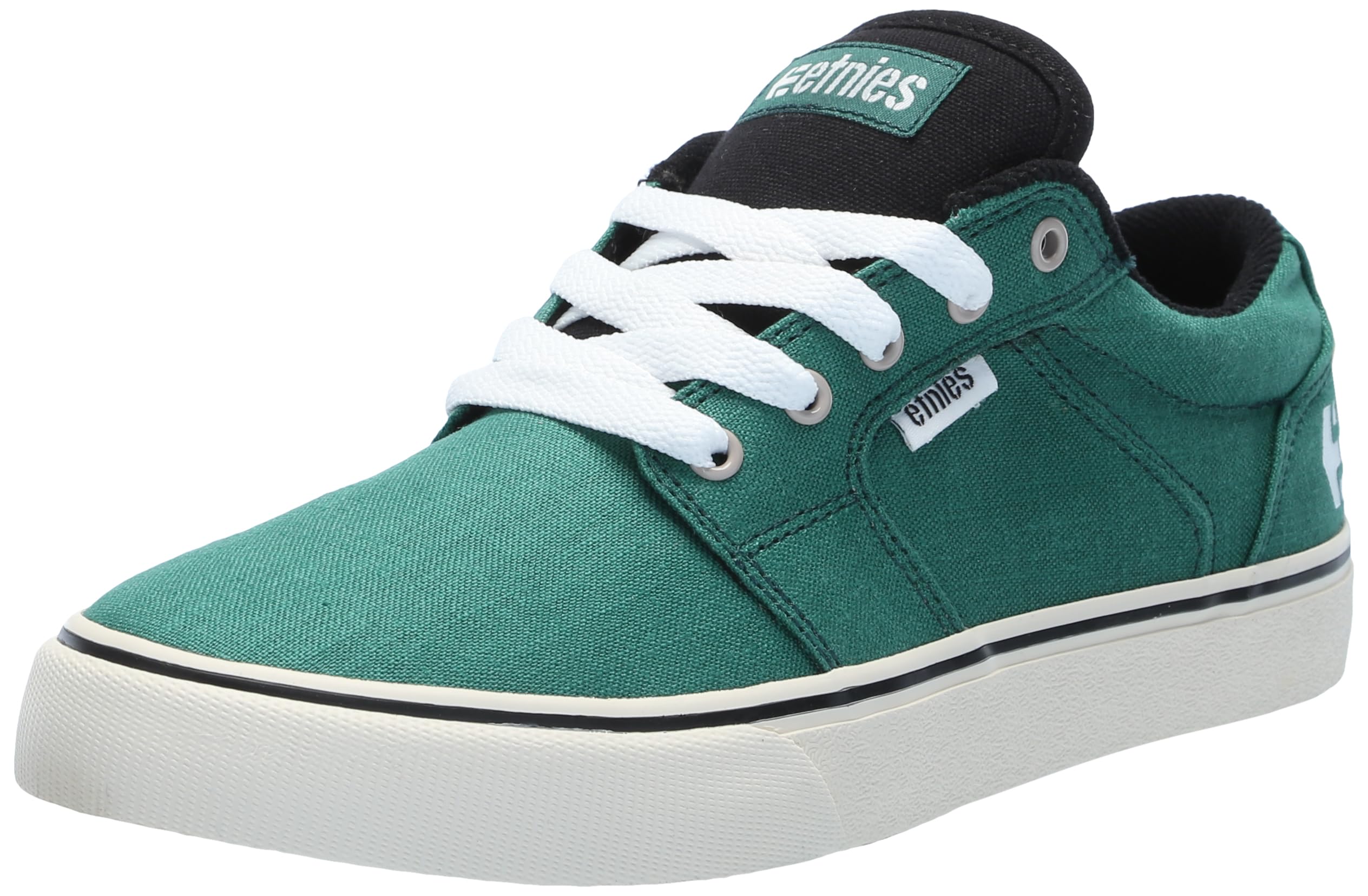 Etnies Barge LS – Classic Skate Look, Slim Vulcanized Silhoutte, Hefty Armored Collar, Reinforced Vulc