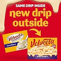 Vista 4 de Velveeta Shells & Cheese Queso Blanco Shell Pasta & Cheese Salsa de queso, caja de 12 onzas
