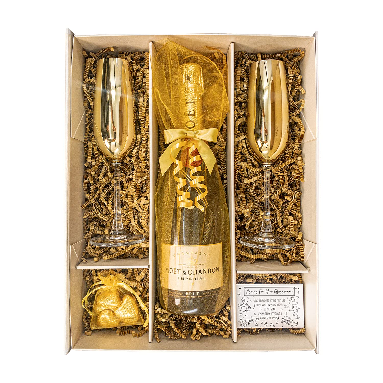 Buy Moët & Chandon Imperial 75cl Champagne Gift Set Hamper With Two