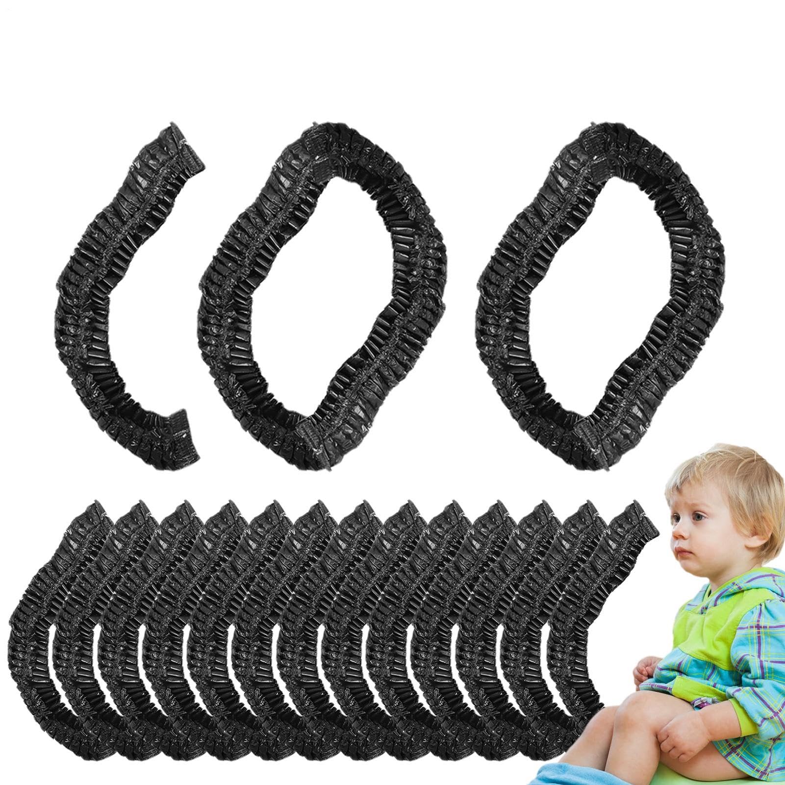 Sacs de toilette imperméables pour bébé - Lot de 100 - Extra larges et épais - Résistant aux odeurs - Rangement hygiénique