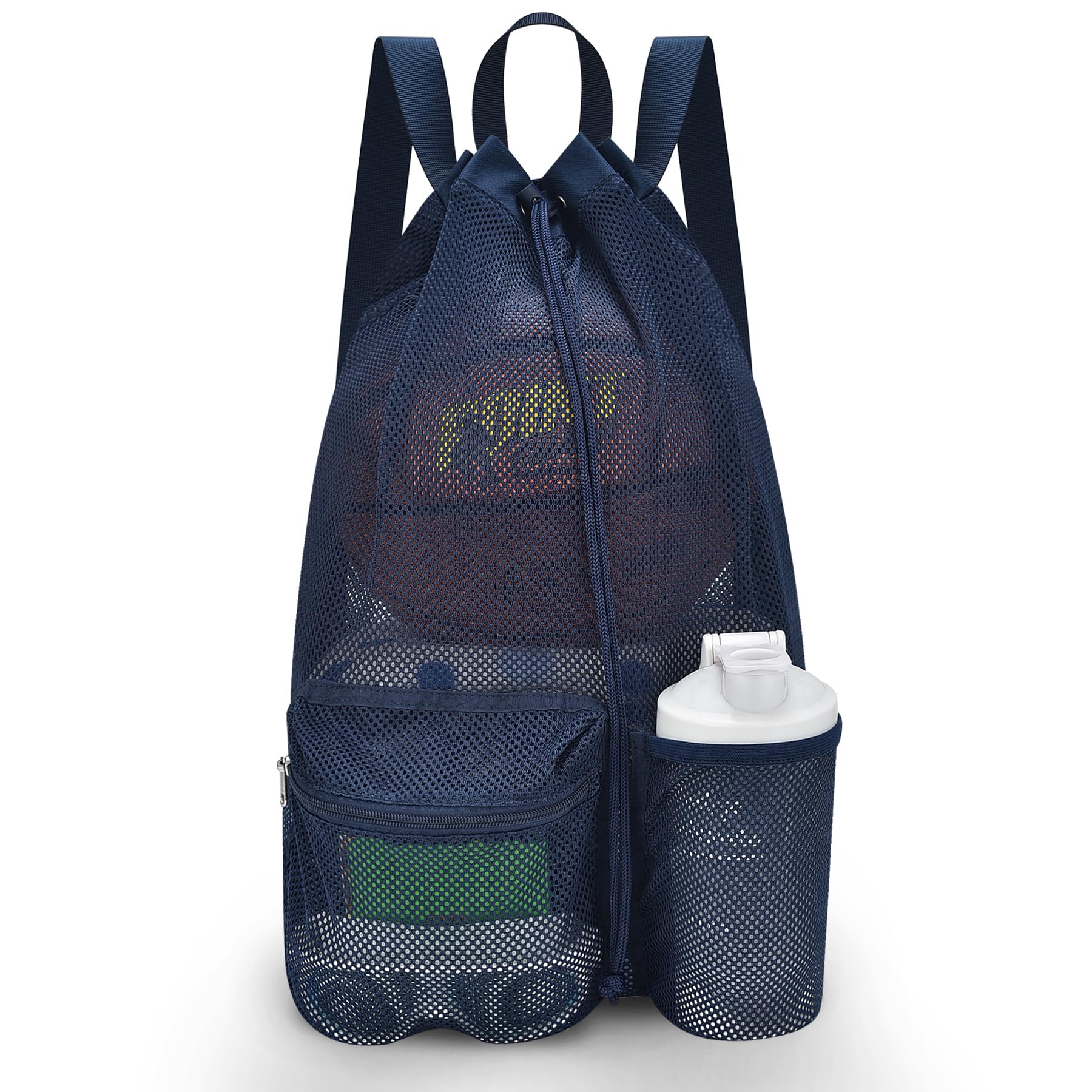 Mildbeer Large Drawstring Backpack for Men Women Athletic Gym Sports Workout Beach Swimming Commuting Travel