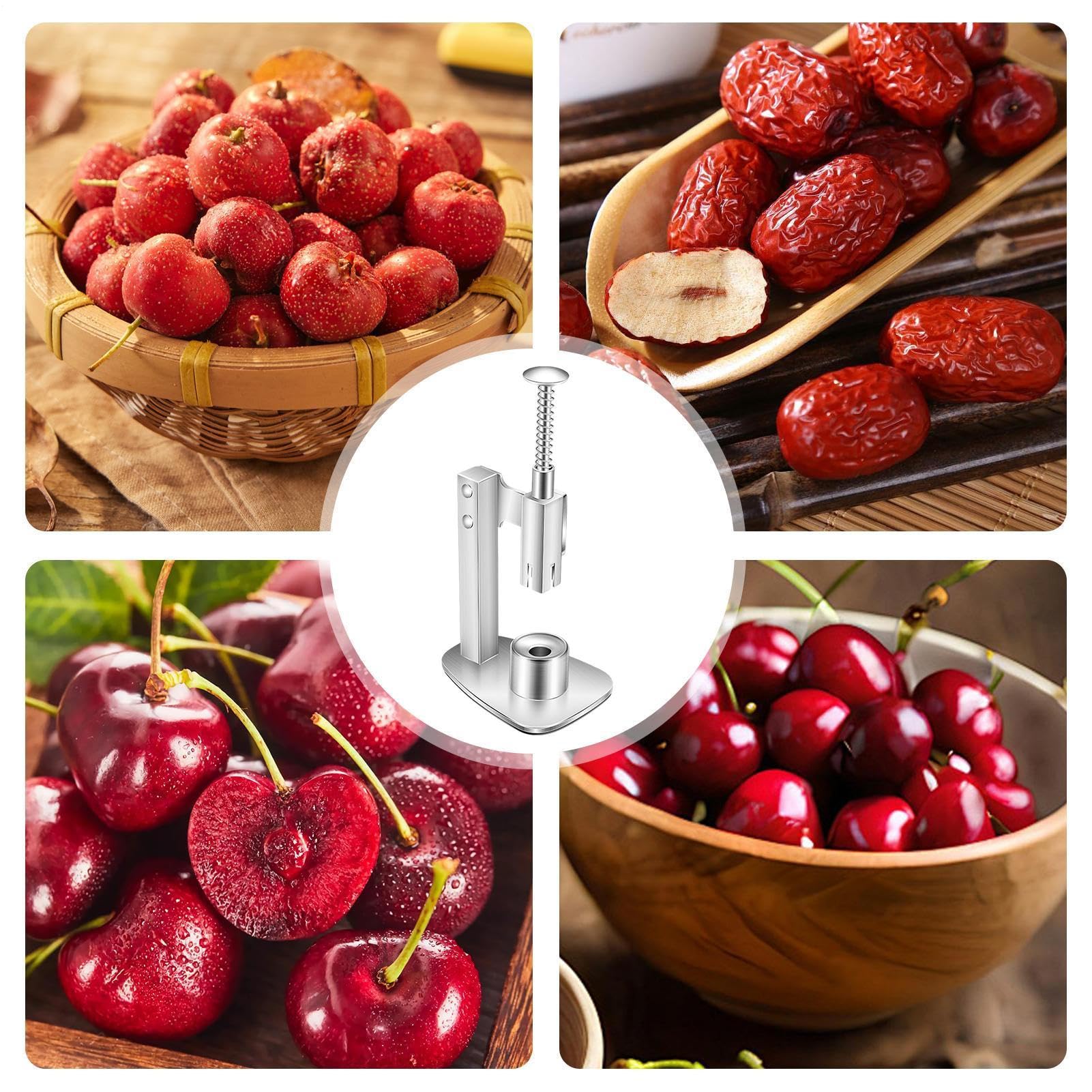 Snocciolatore Per Olive,Snocciolatore In Acciaio Inossidabile Per Ciliegie - Strumento Manuale Per Snocciolare Olive,Per Casa Cucina Cottura Marmellata Di Frutta All Aperto Campeggio Picnic