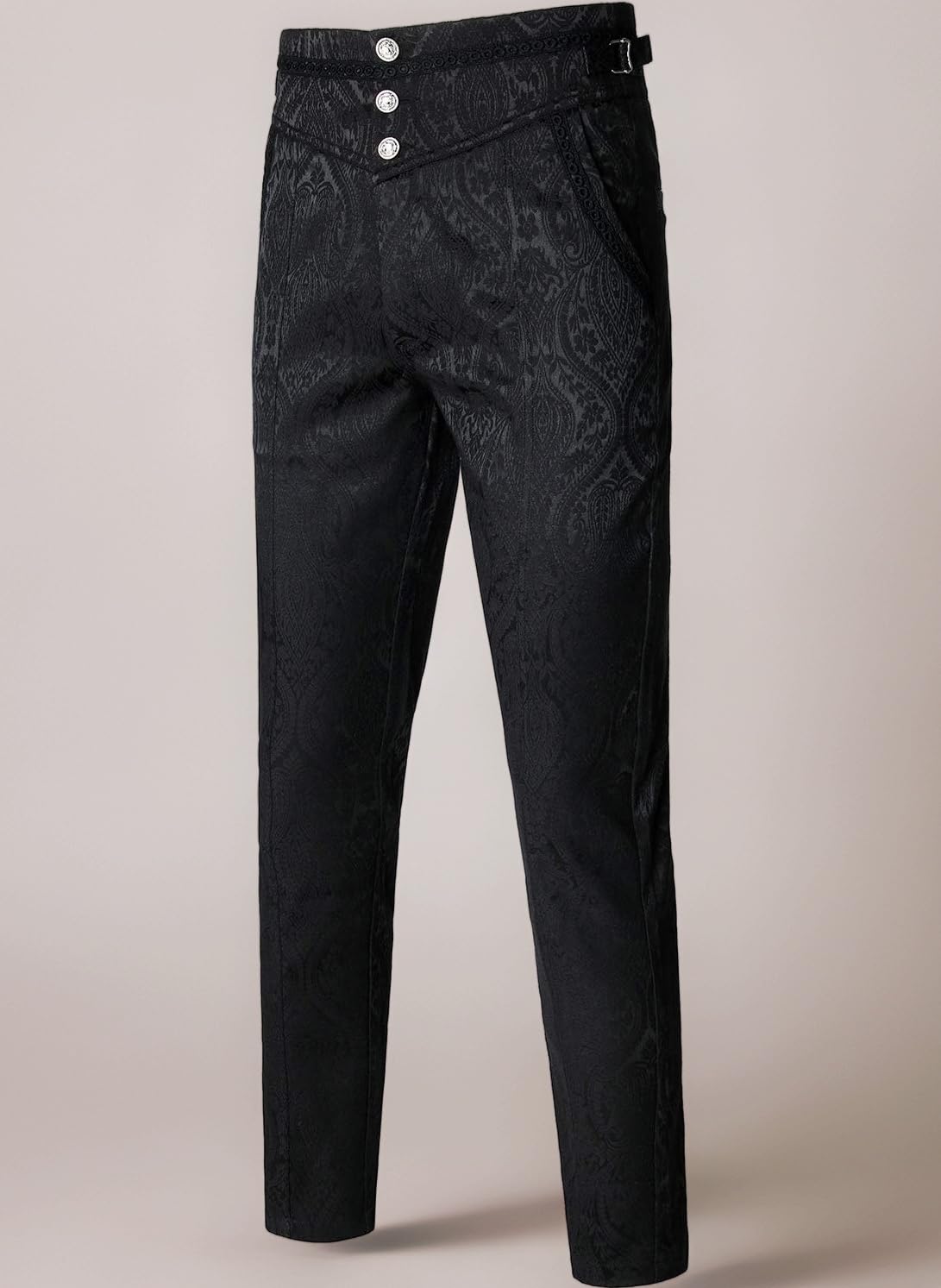 Mens Gothic Pants Cosplay Costume Trousers Steampunk Victorian Pants