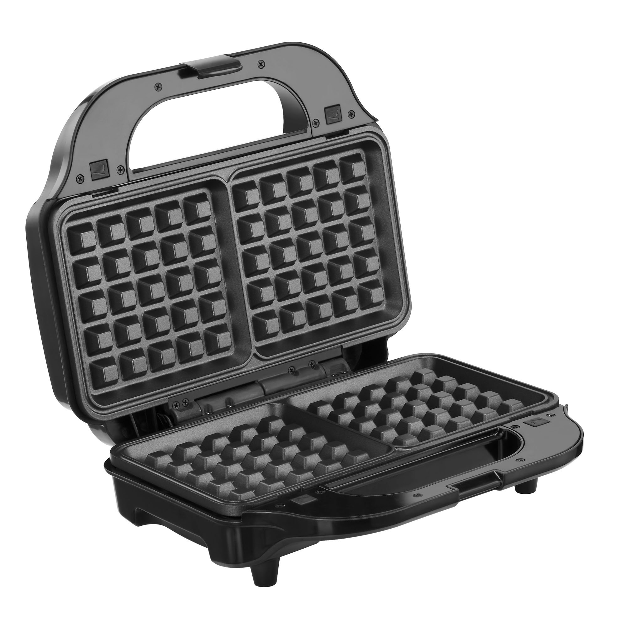 VonShef 2in1 Sandwich Toaster & Waffle Maker Toastie Maker with