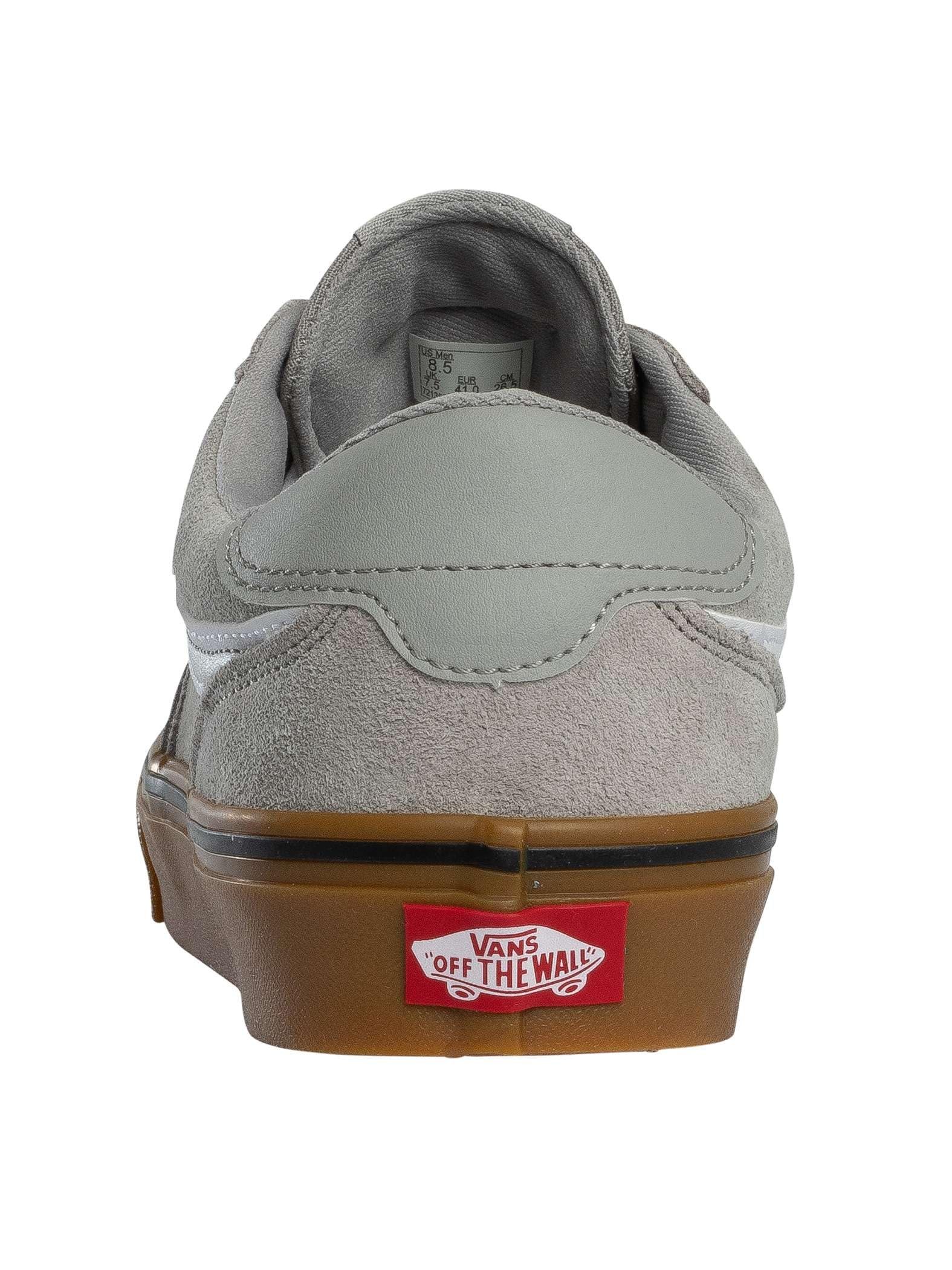 Vans Uomo Scarpe da Ginnastica in Tela Brooklyn, Black/Gum