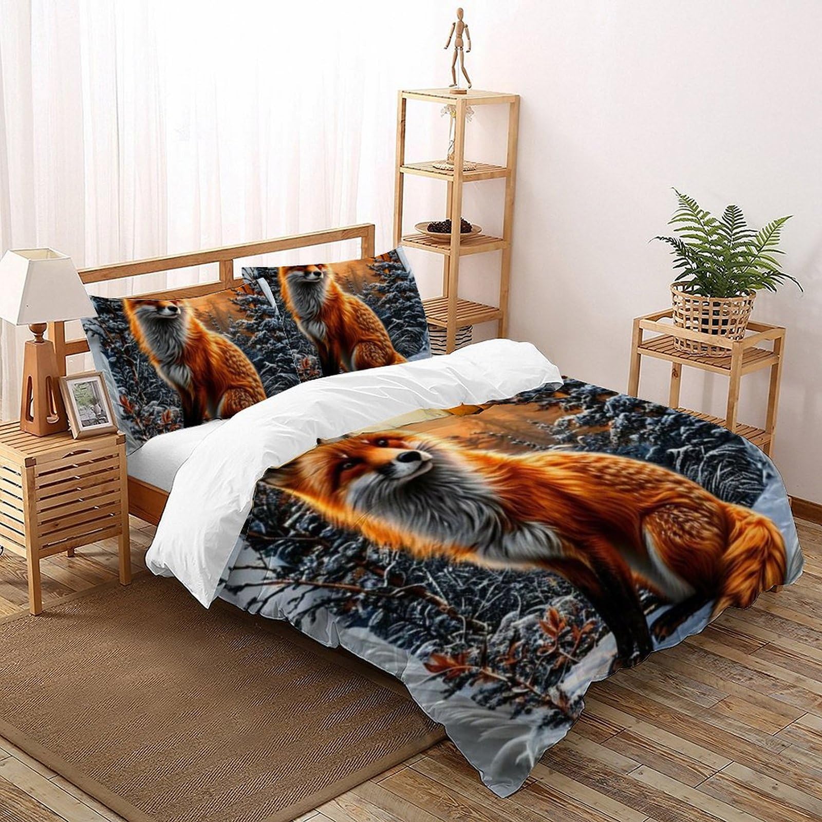 Housse de couette animaux 3D lit King pour créer un cocon d'aventure dans une chambre de garçon