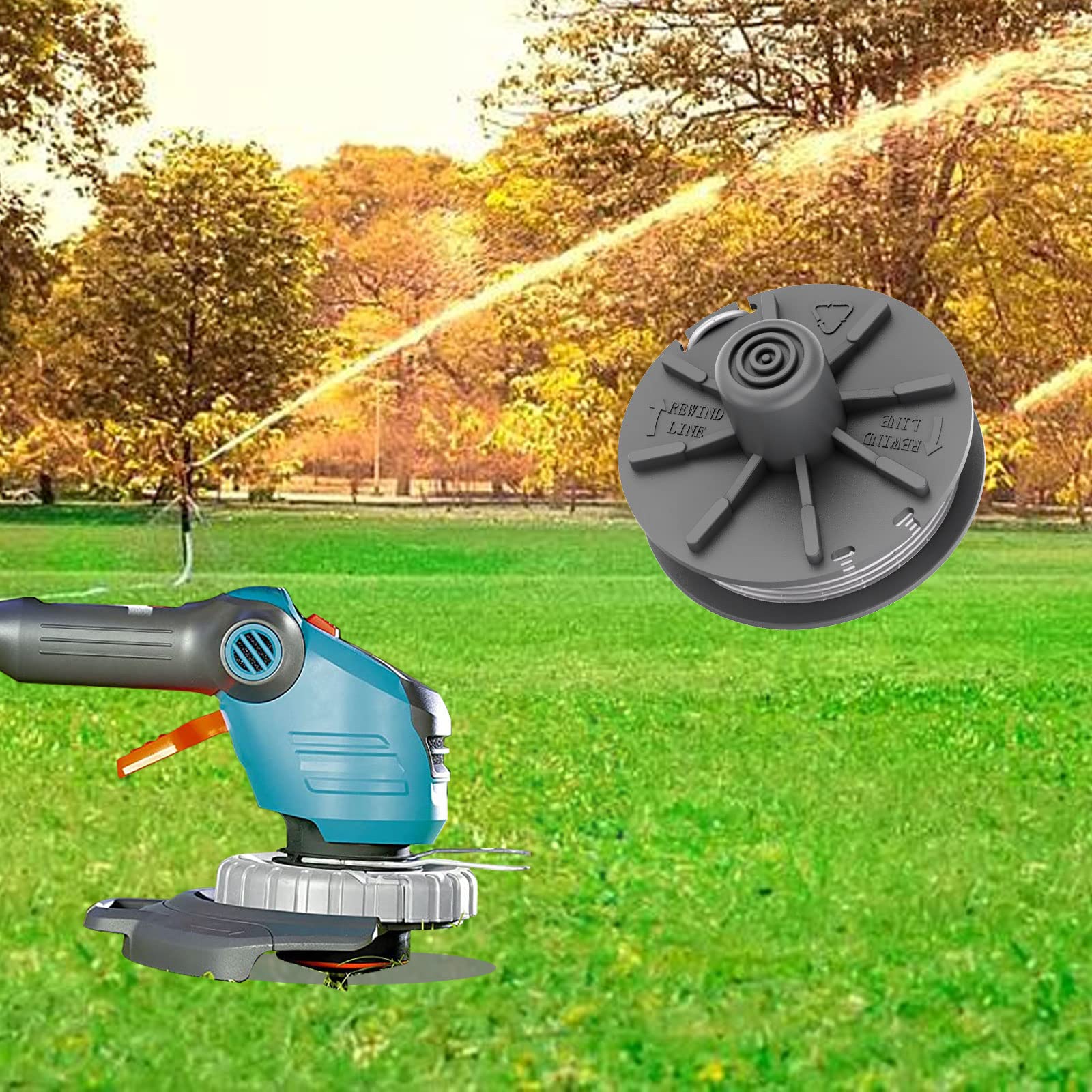 2 szt. Szpula do podkaszarki do trawy Easycut 400 Art.8846 400/25 Art.9807, ComfortCut450 Art.8847 450/25 Art.9808 Plus 500/27 Art.9809, PowerCut Art.8848, SmallCut 308, 0/23 Art.9805 Plus 350/23 9806