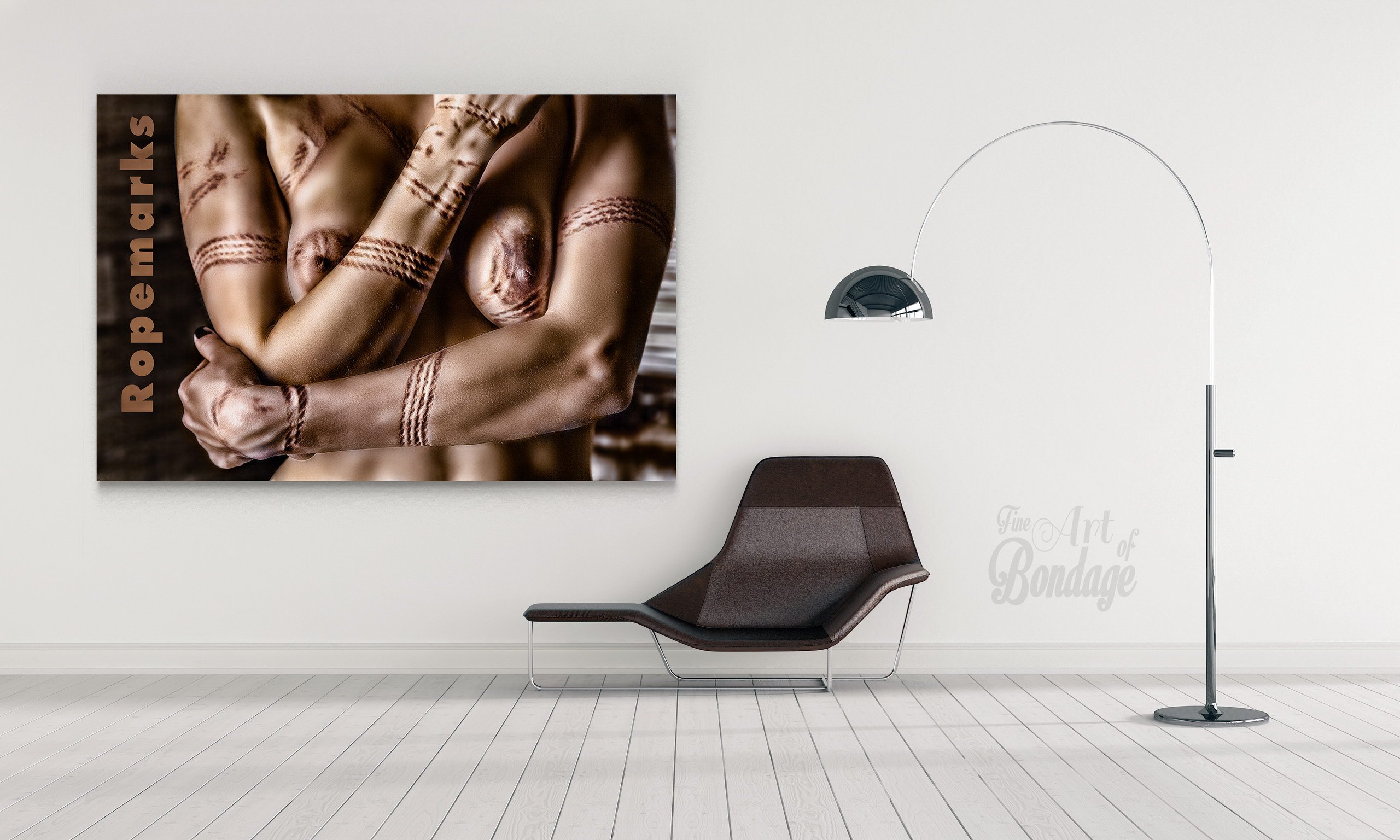 ropemarks Amazon.com: Ropemarks, No Mercy - Bellas Artes de la Servidumbre -  Impresión en lienzo de 24 x 16 pulgadas, arte de pared sexy fetiche BDSM  (1.5 pulgadas de grosor) : Hogar y Cocina