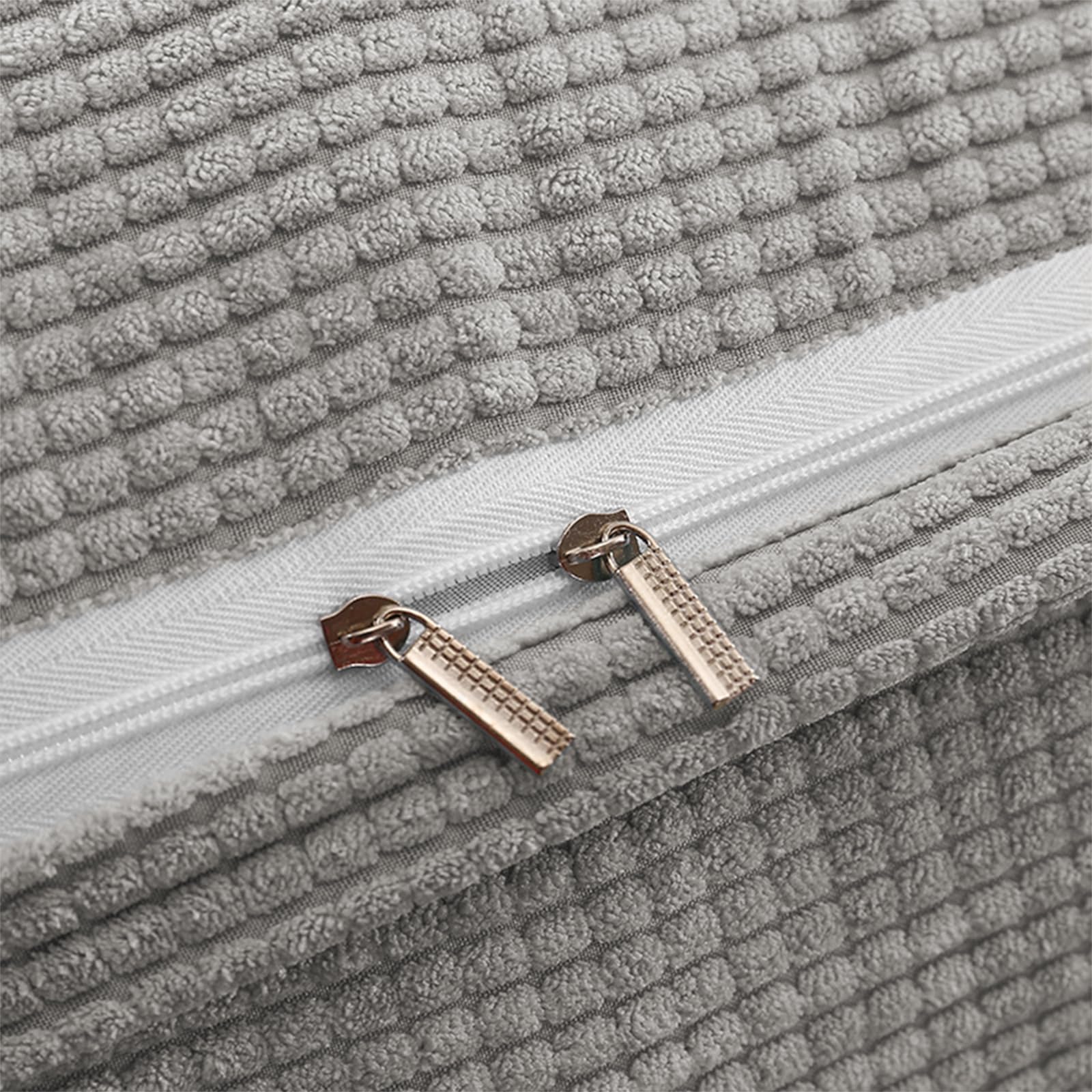 Coussin de tête de lit triangulaire pour repos au lit avec housse amovible Coussin de lecture pour positionnement du dossier – Coussin de lecture pour s'asseoir dans le lit-120*50*20 cm-gris